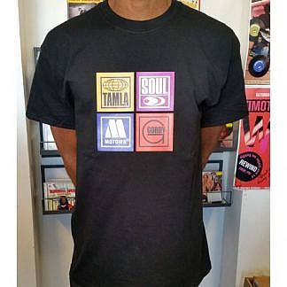 Motown Labels T-Shirt - Black -S