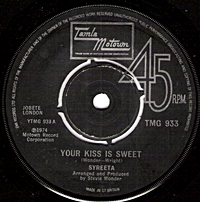 Your Kiss Is Sweet/ How Many Days (tamla 7s)