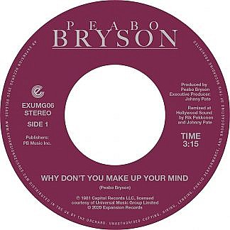 Why Don'T You Make Up Your Mind/Paradise (Pre-Order: Due 28Th Feb 2020)