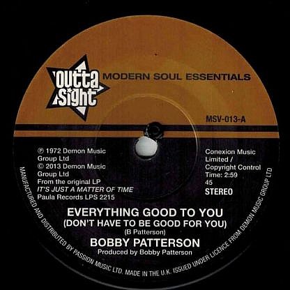 Everything Good To You (Don'T Have To Be Good For You) / I Get My Groove From You