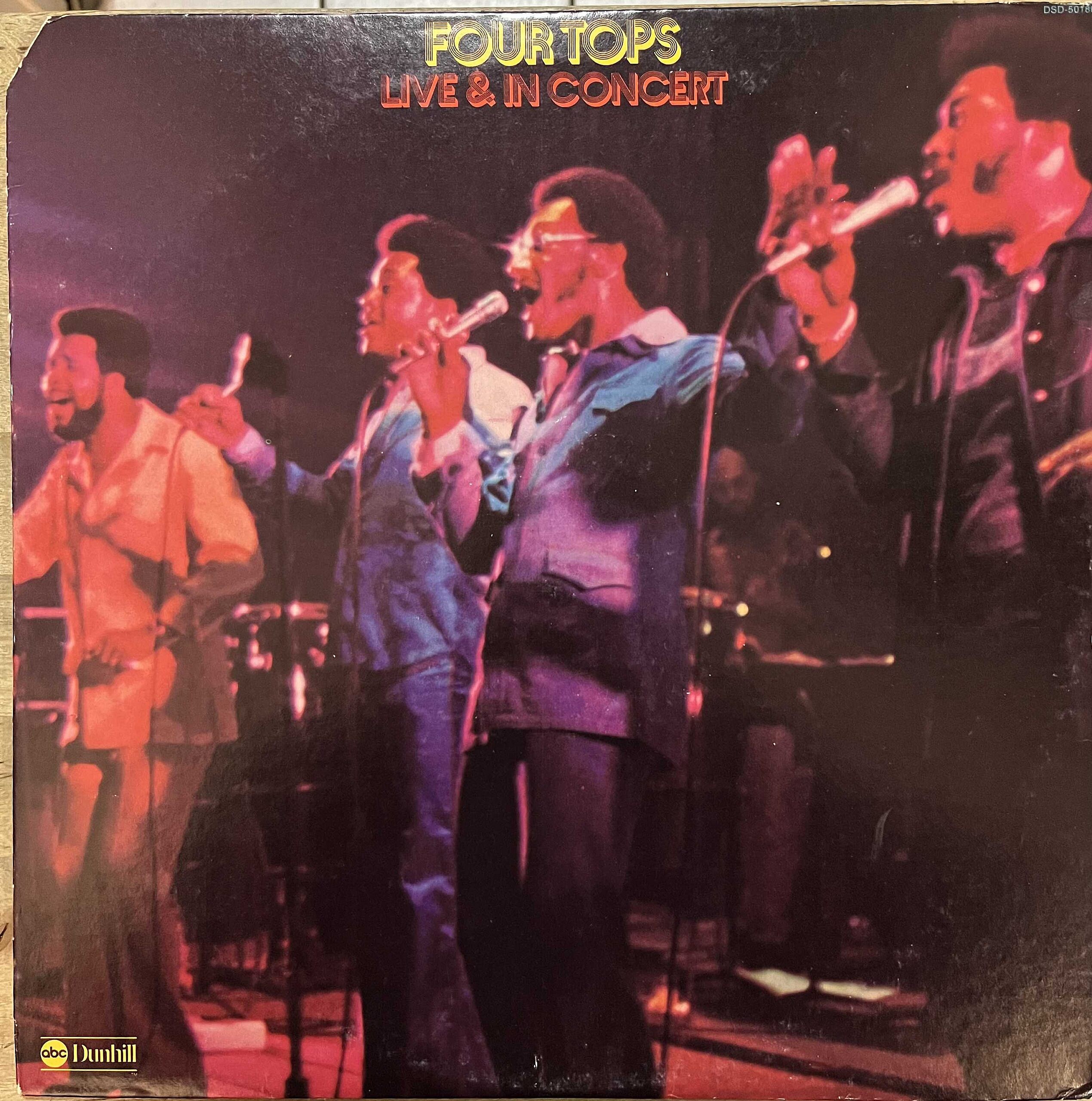 Compatible with Philadelphia seriously The Four Tops - Live & In Concert - LP, Vinyl Music - Abc