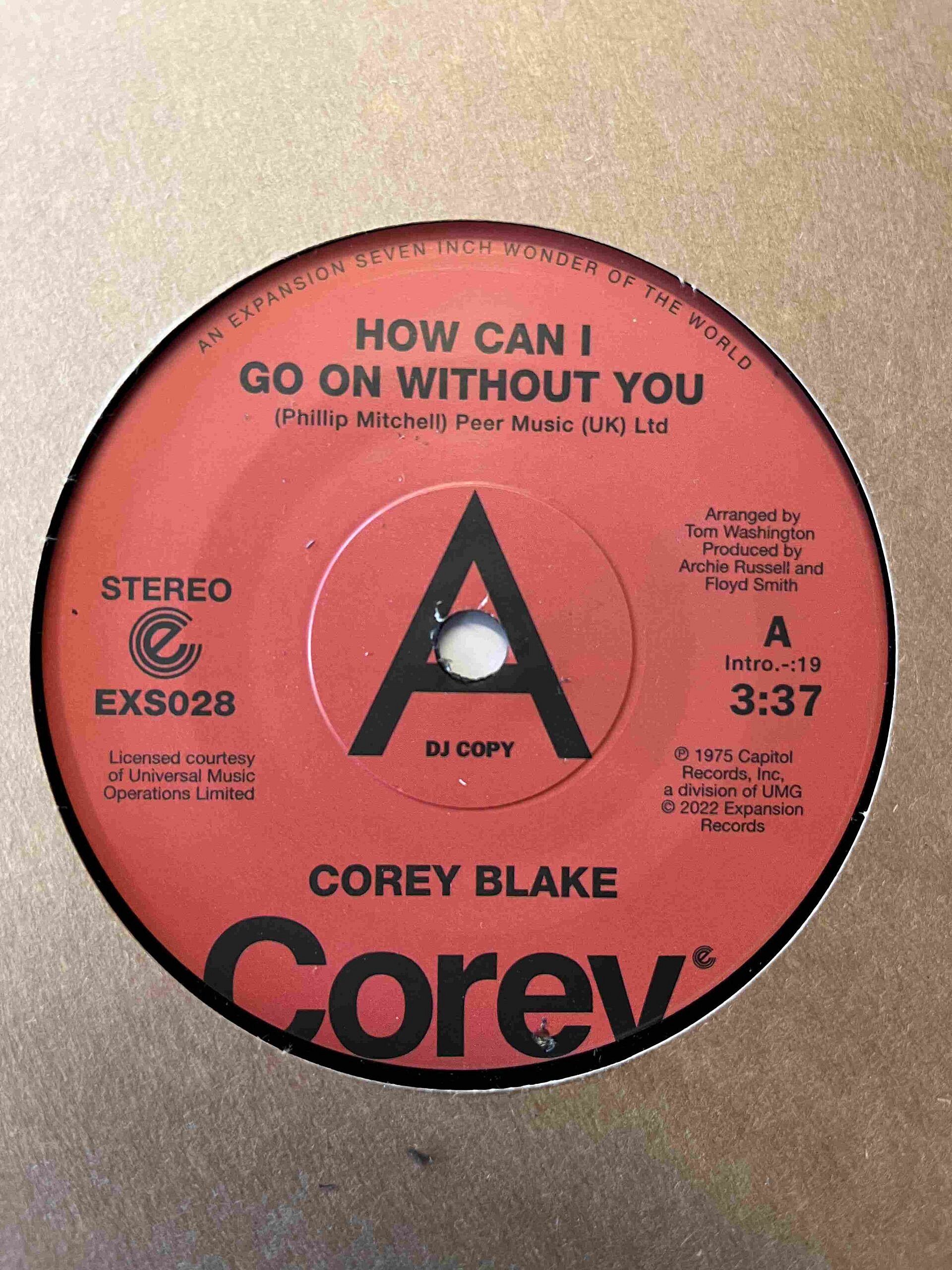 How Can I Go On Without You / Your Love Is Like A Boomerang DJ COPY