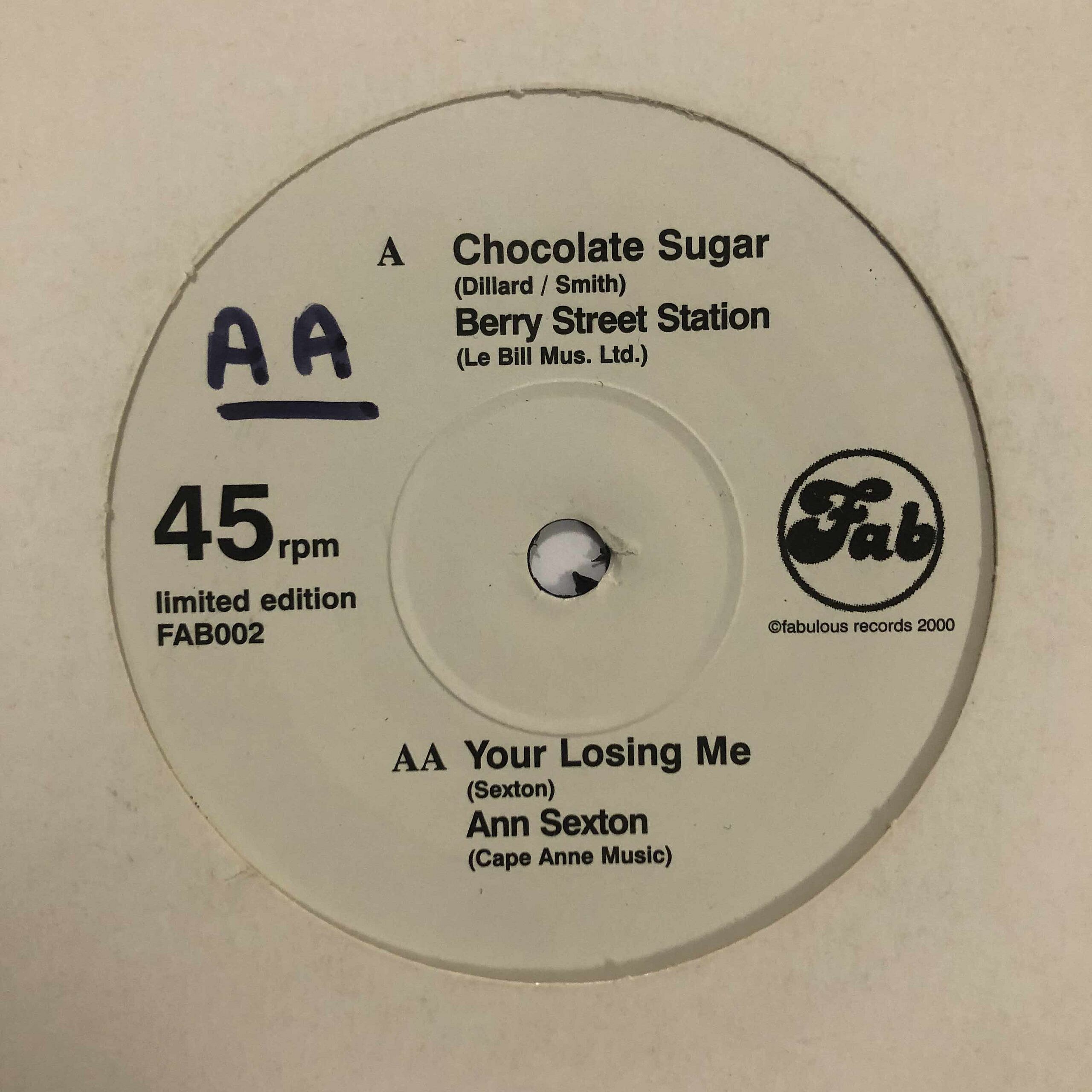 Chocolate Sugar / Your Losing Me