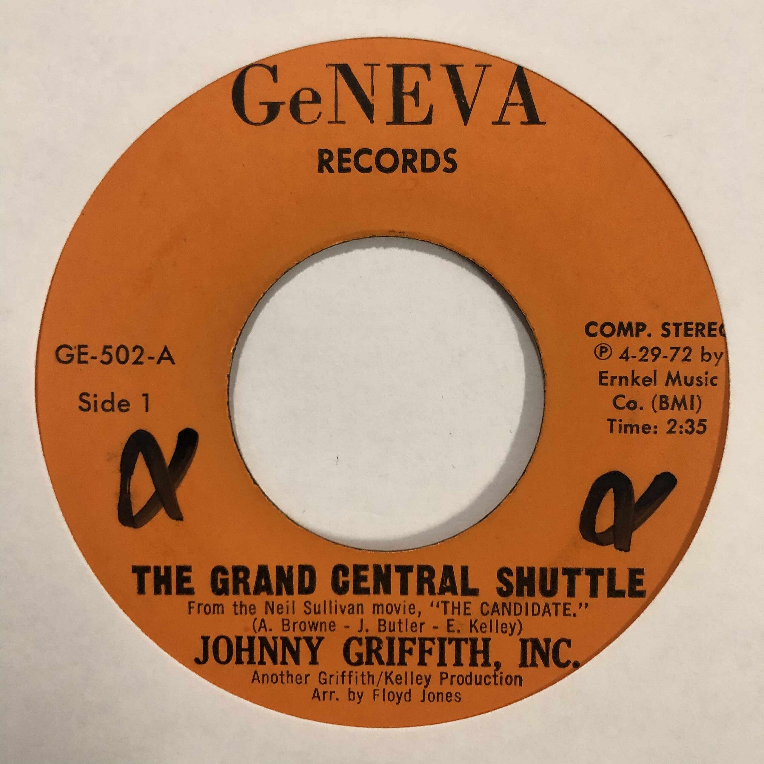 The Grand Central Shuttle / My Love