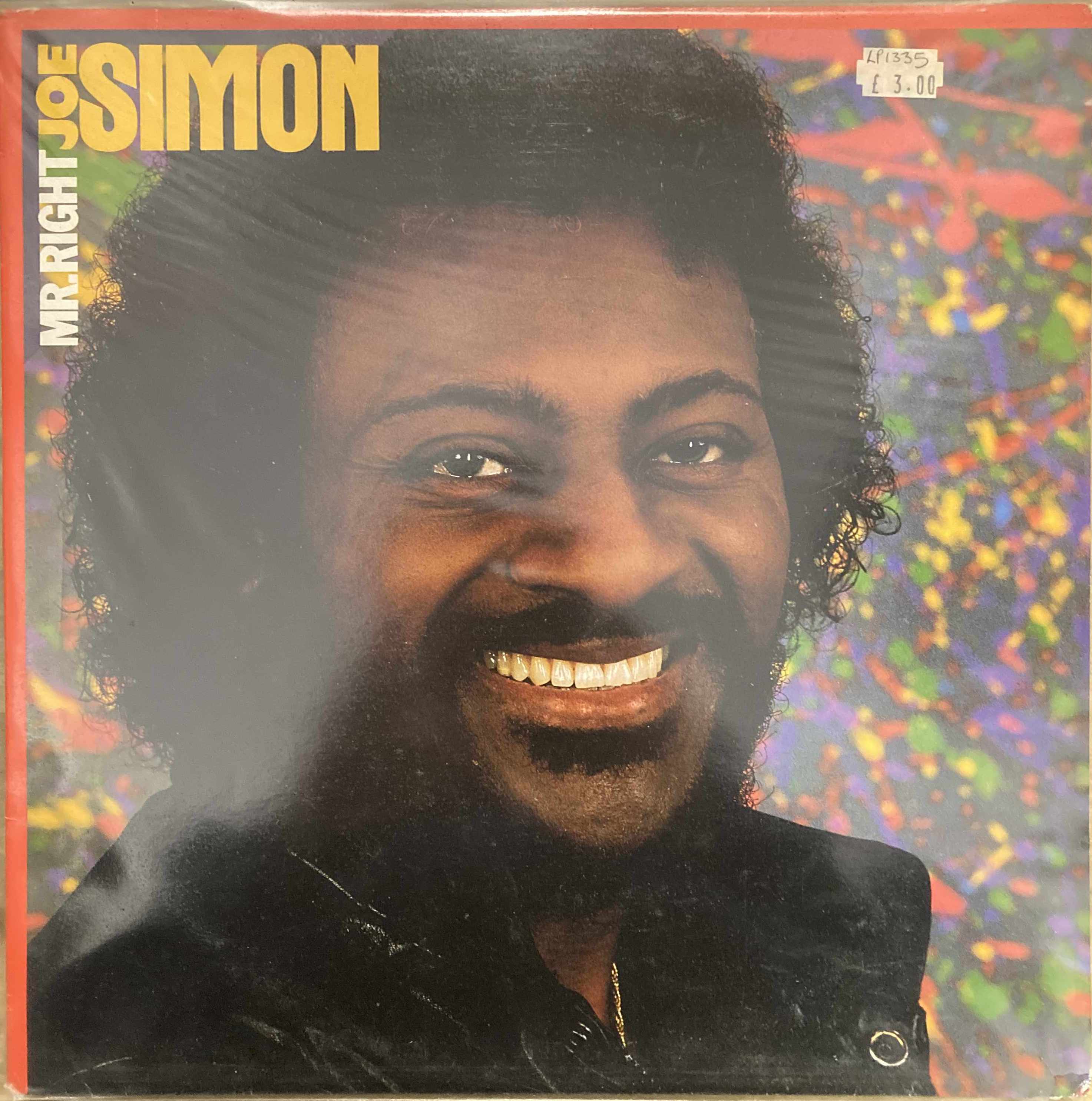 Joe Simon Mr Right LP Vinyl Music Compleat
