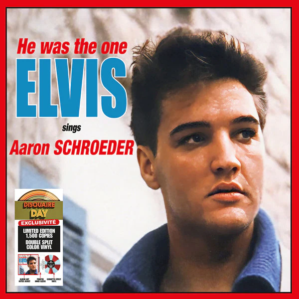 He Was The One (Elvis Sings Aaron Schroder) (Cornetto Effect Red/Blue Vinyl) (RSD 2023)