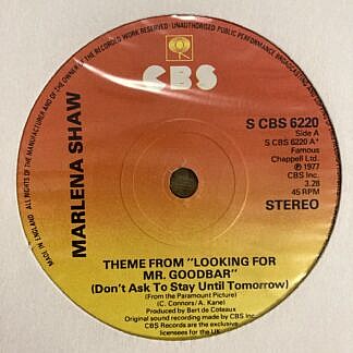 Theme From Looking For Mr Goodbar|The Writings On The Wall