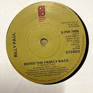 Bring The Family Back/its Critical