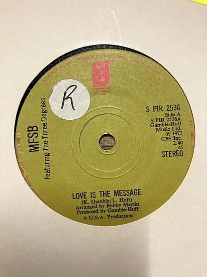 Love Is The Message/My One And Only Love
