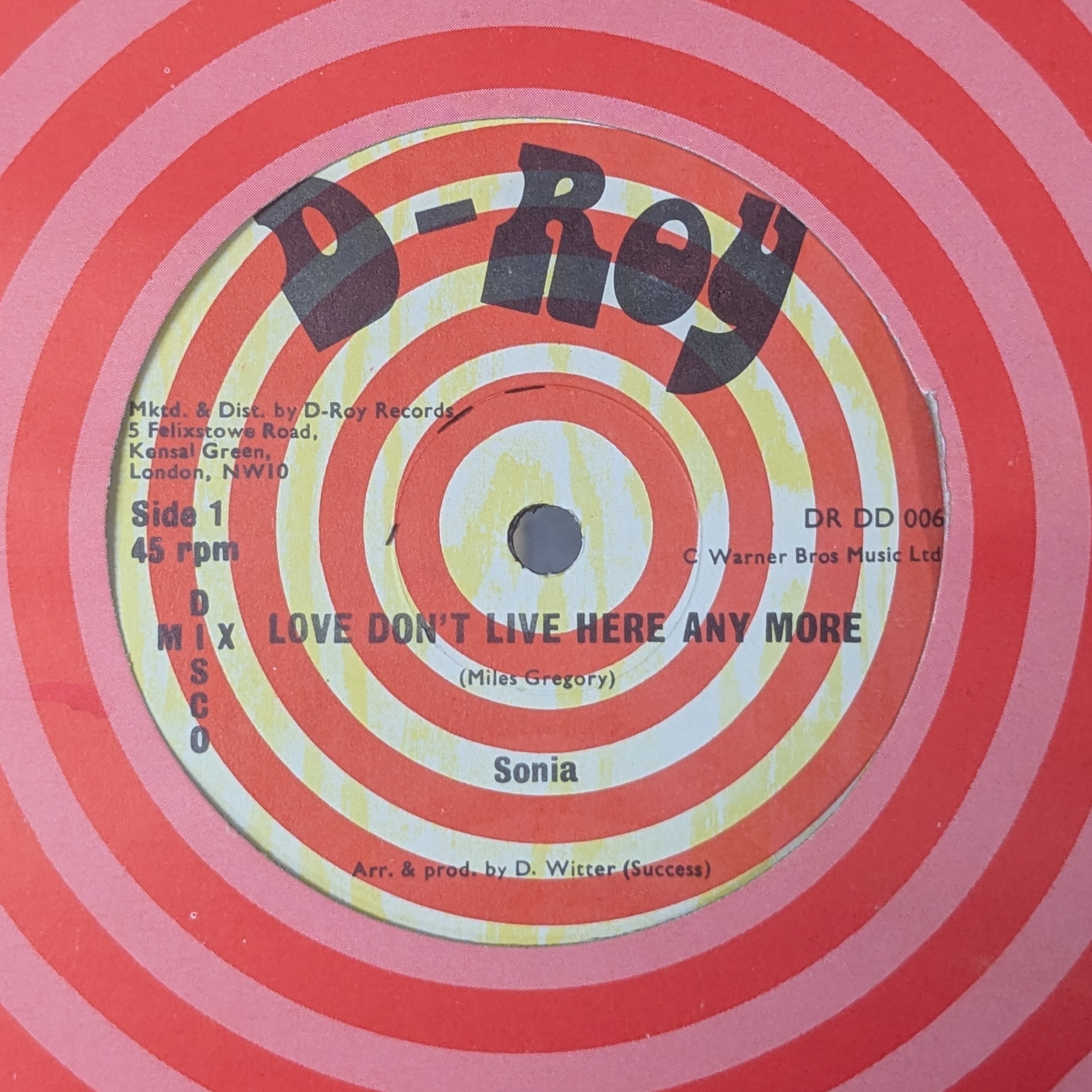 Love Dont Live Here Anymore/Green Rigg Skank