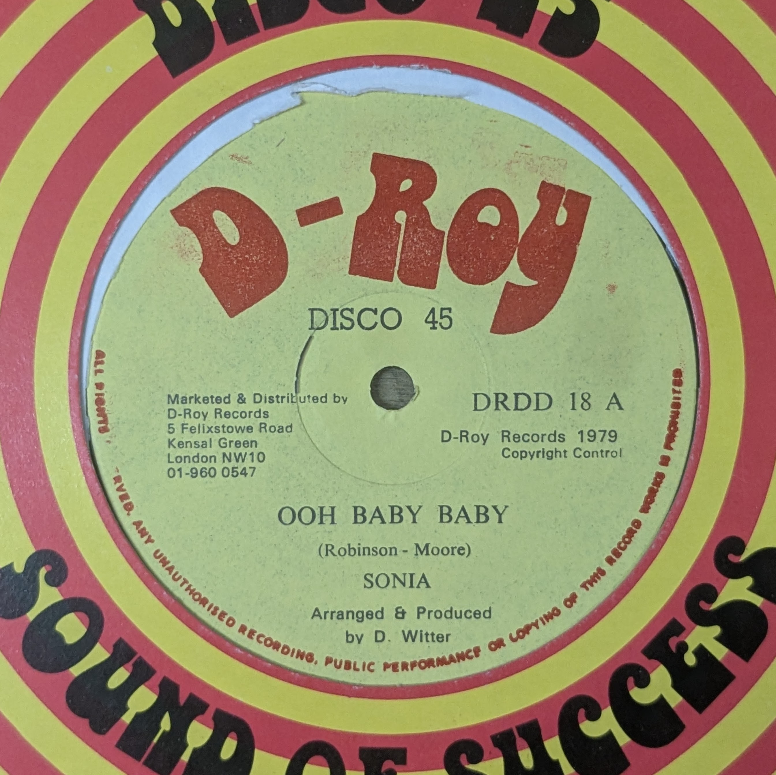 Ooh Baby Baby/Back Street Dub