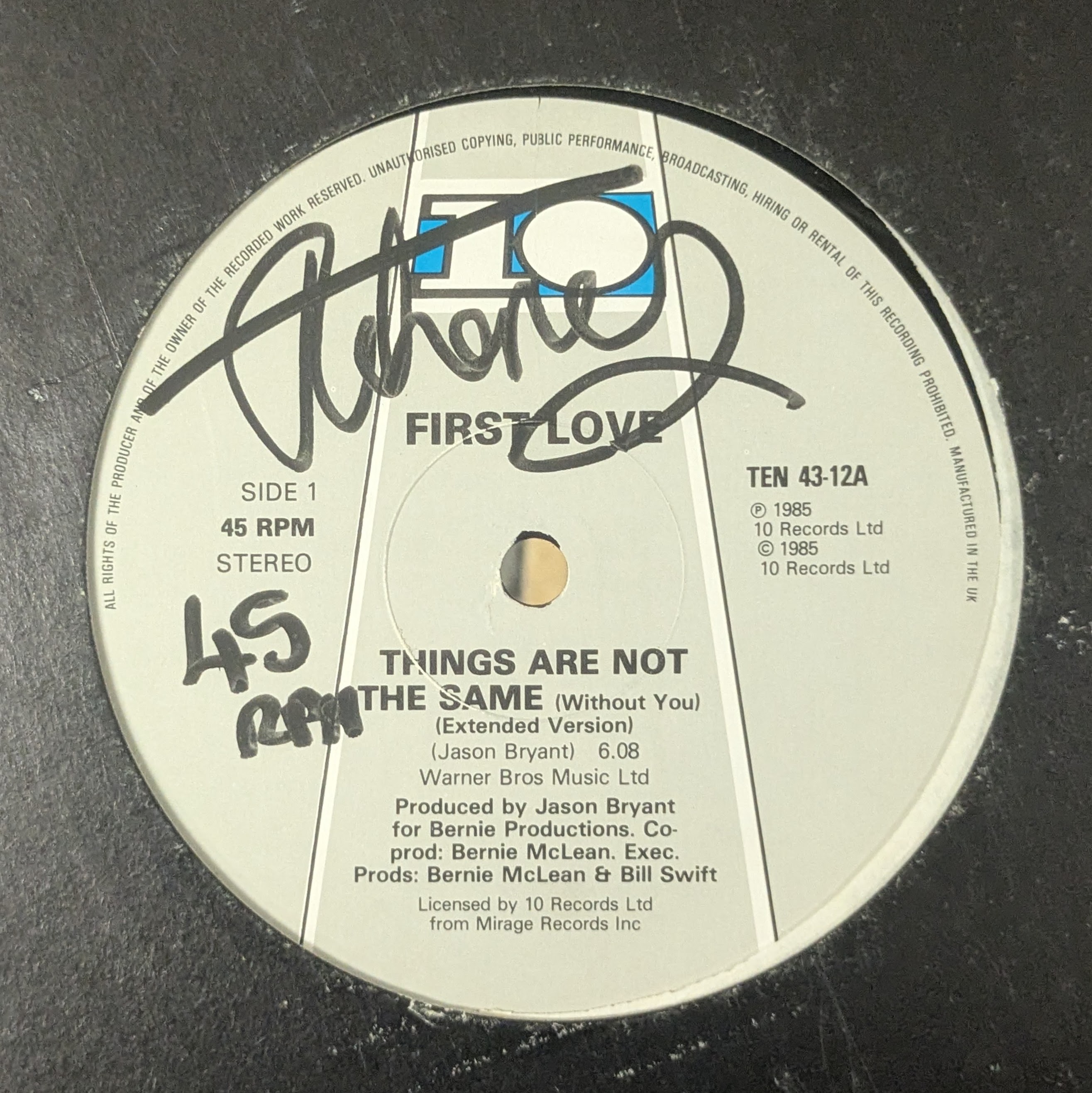 Things Are Not The Same Without You (Extended)/Can I Be With You Tonight/Things Are Not The Same Without You