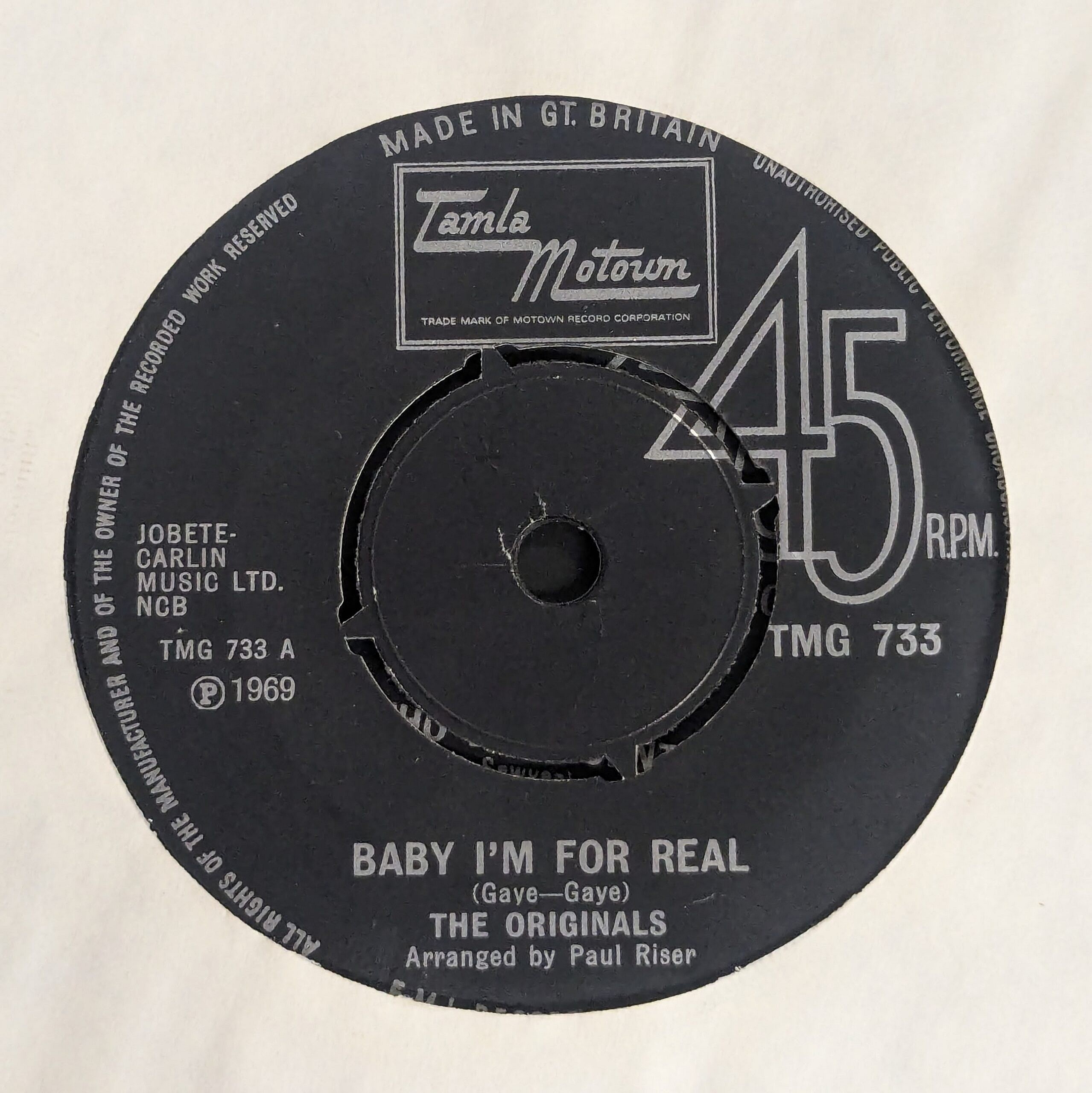 Baby I'm For Real /Moment Of Truth