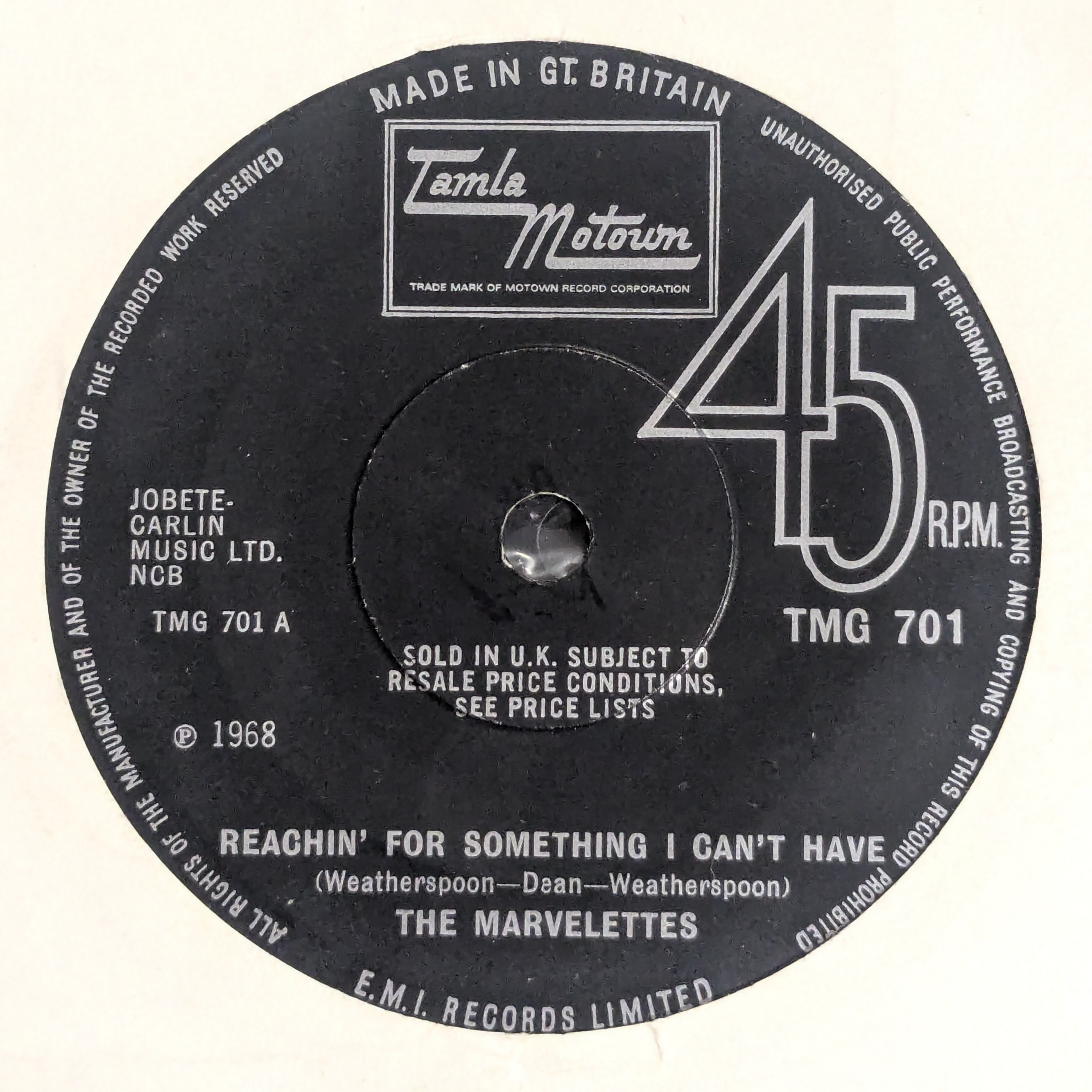 Reachin For Something I Cant Have / Destination Anywhere