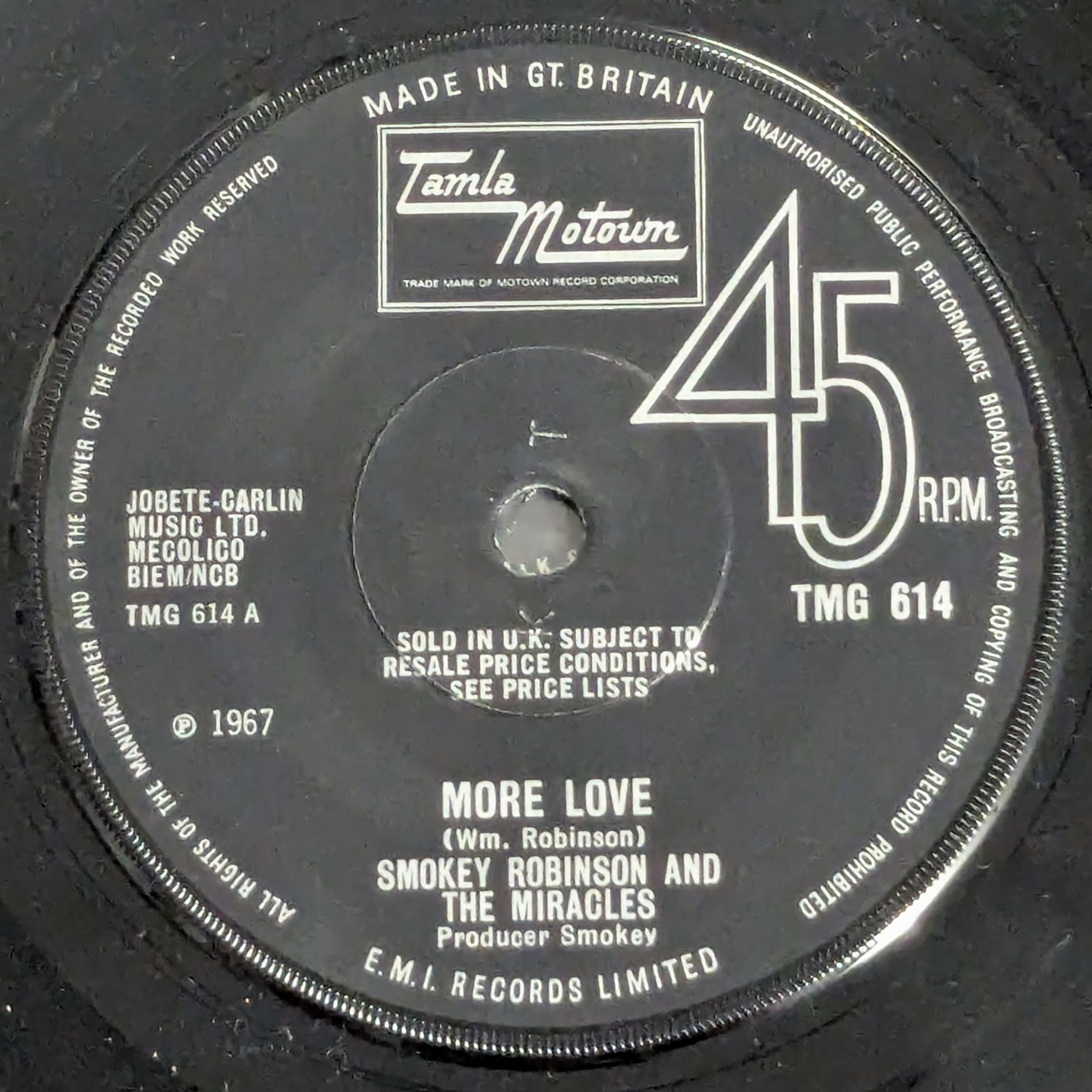 More Love / Swept For You Baby