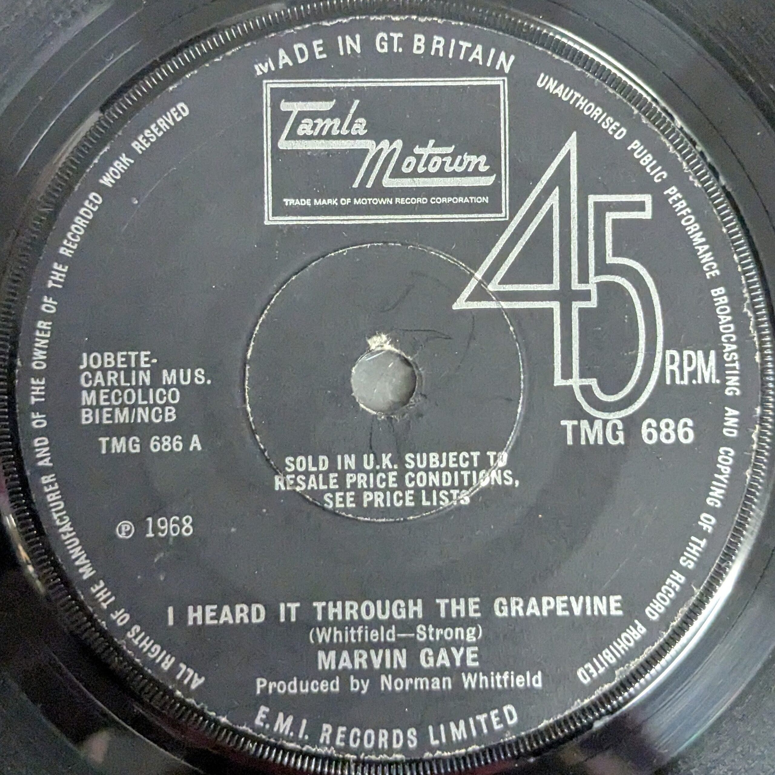 I Heard It Through The Grapevine / Need Somebody