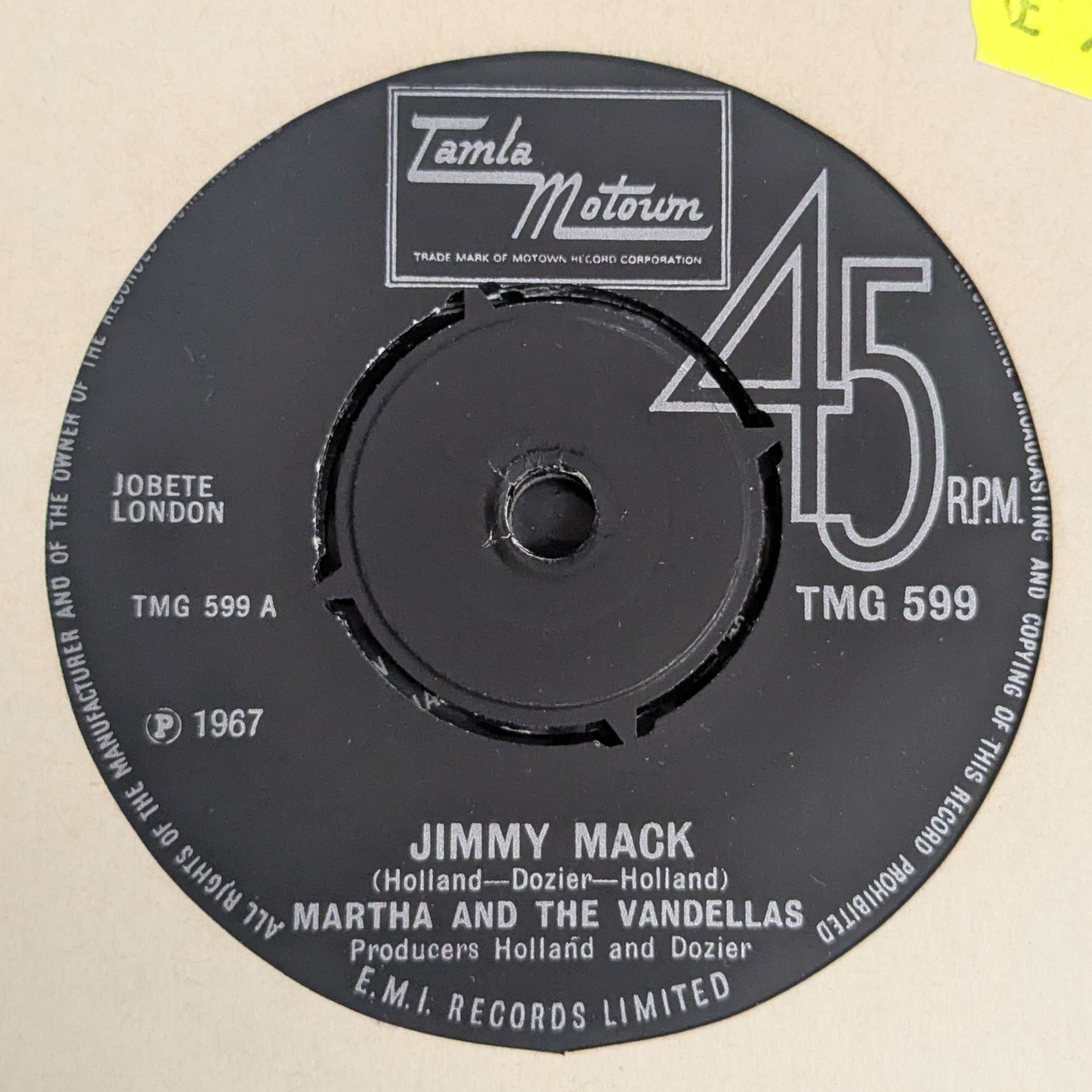 Jimmy Mack / Third Finger Left Hand