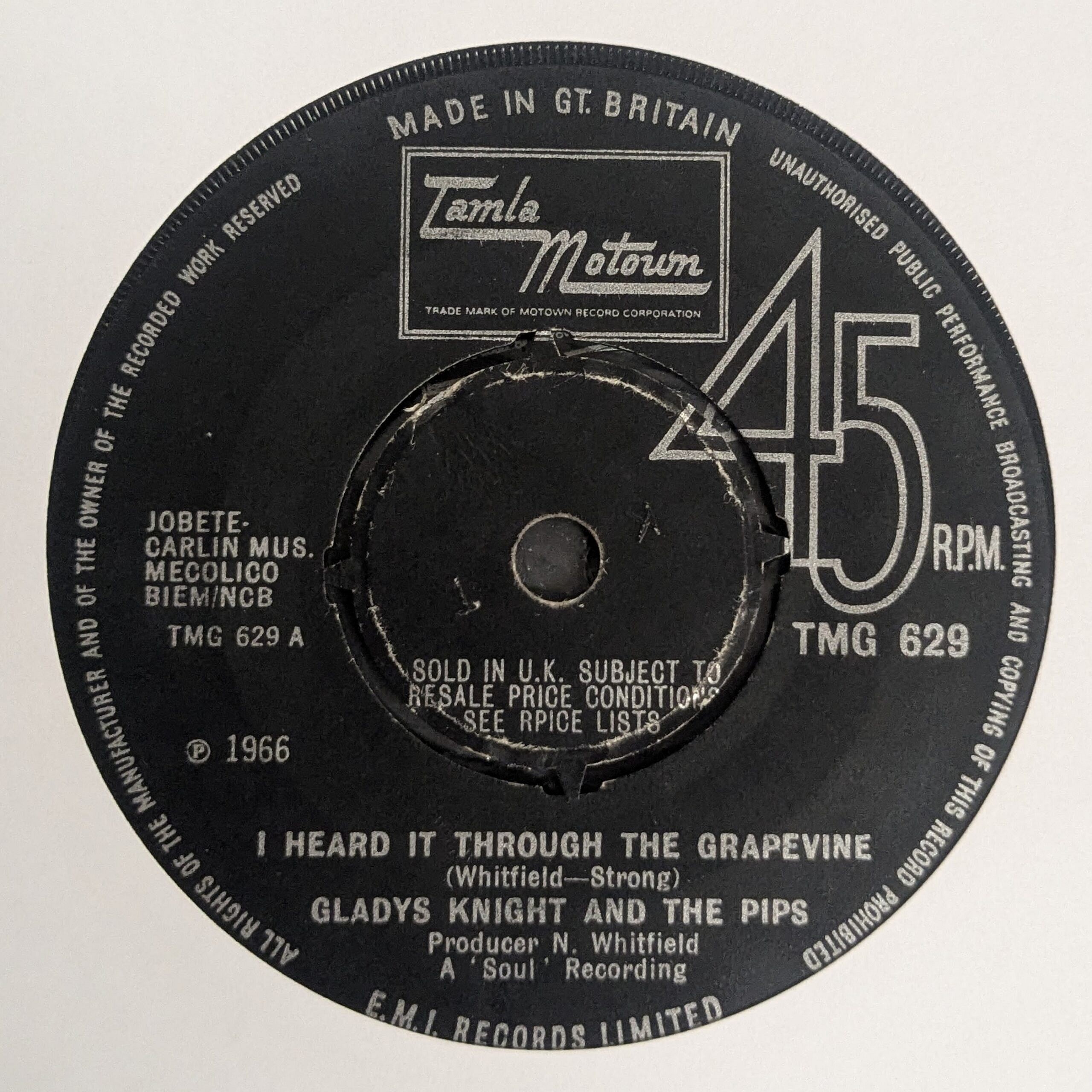 I Heard It Through The Grapevine / Its Time To Go Now