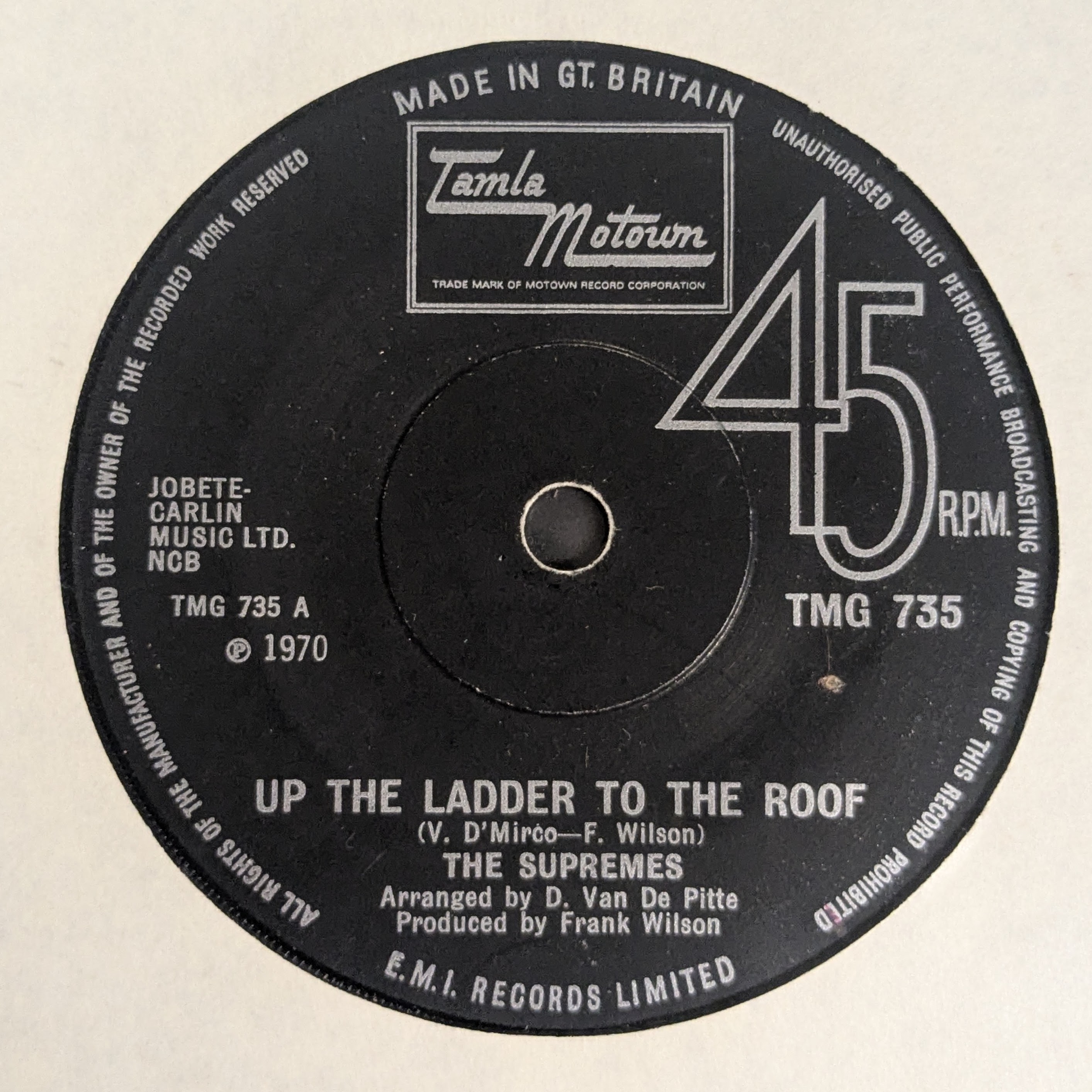 Up The Ladder To The Roof / Bill When Are You Coming Back