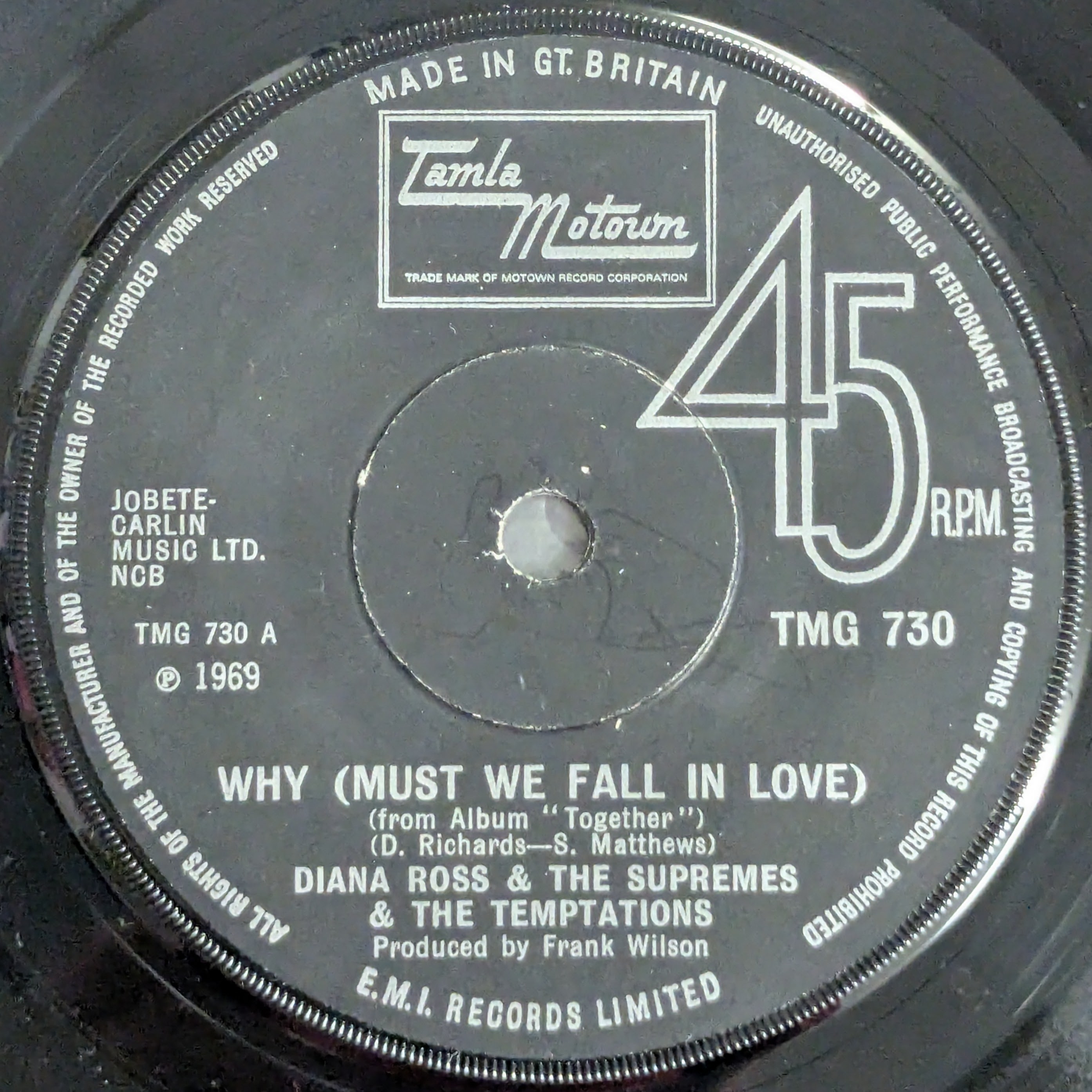 Why (Must We Fall In Love) / Uptight (Everythings Alright)