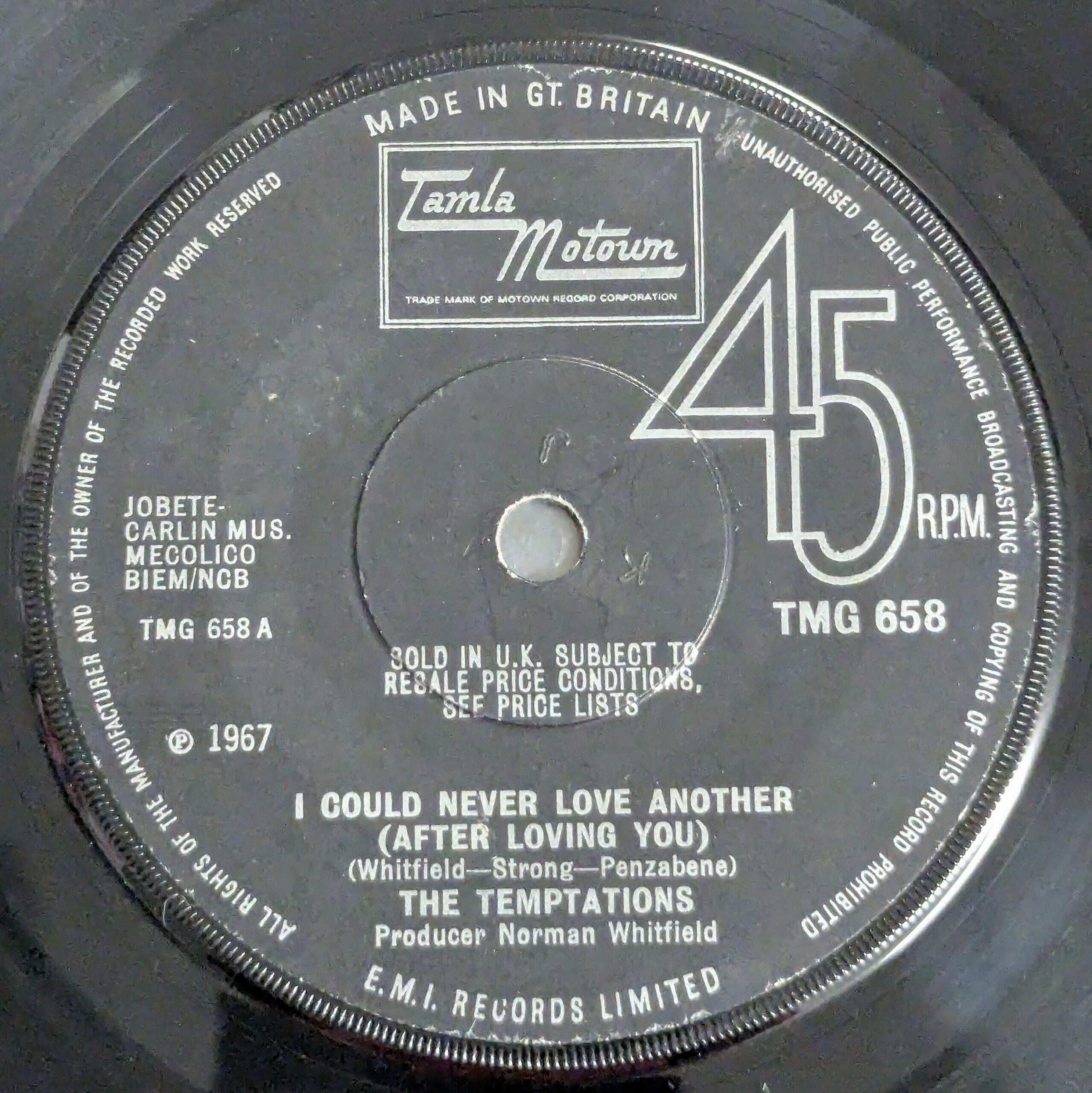 I Could Never Love Another (After Loving You) / Gonna Give Her All The Love Ive Got