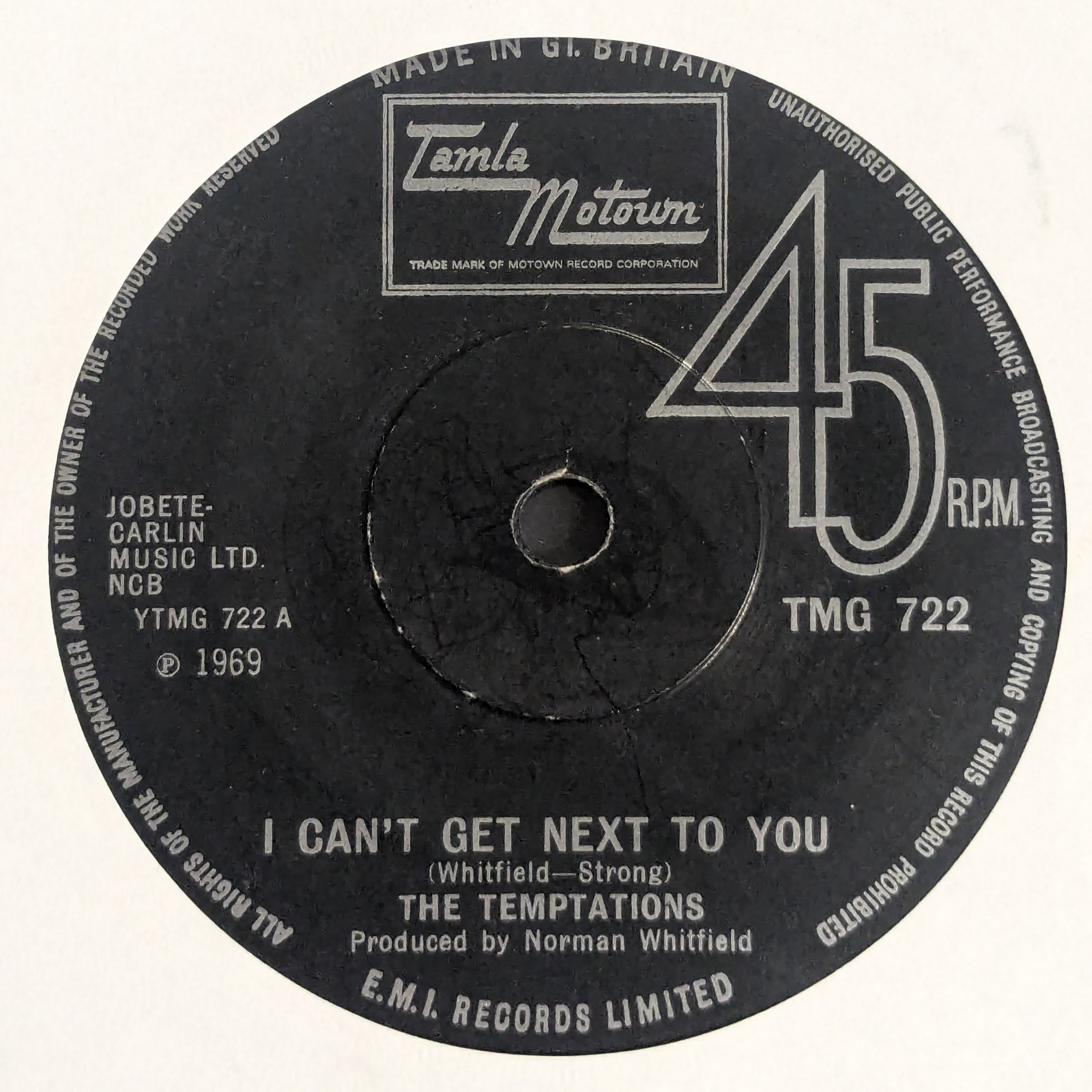 I Cant Get Next To You / Running Away (Aint Gonna Help You)