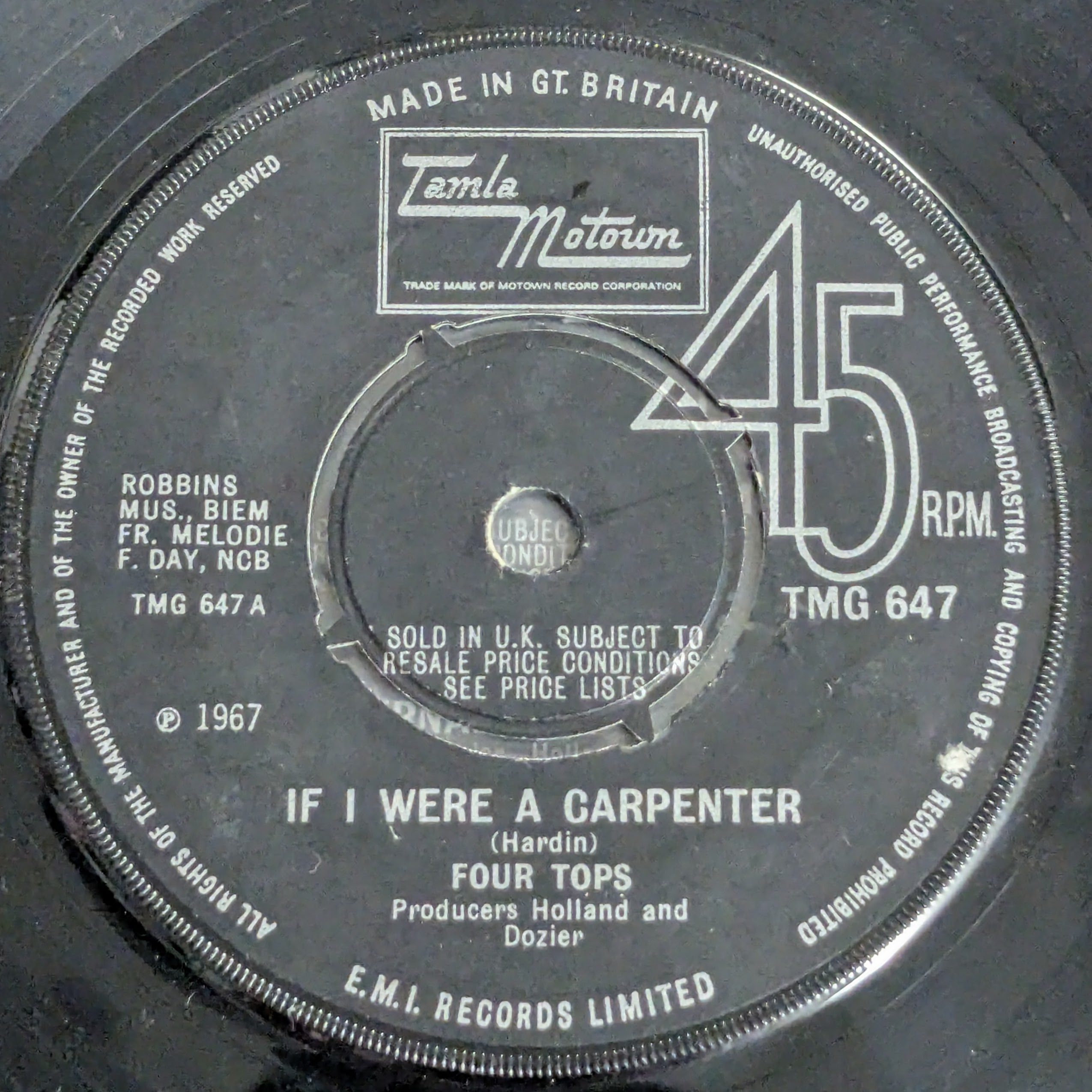 If I Were A Carpenter / Your Love Is Wonderful