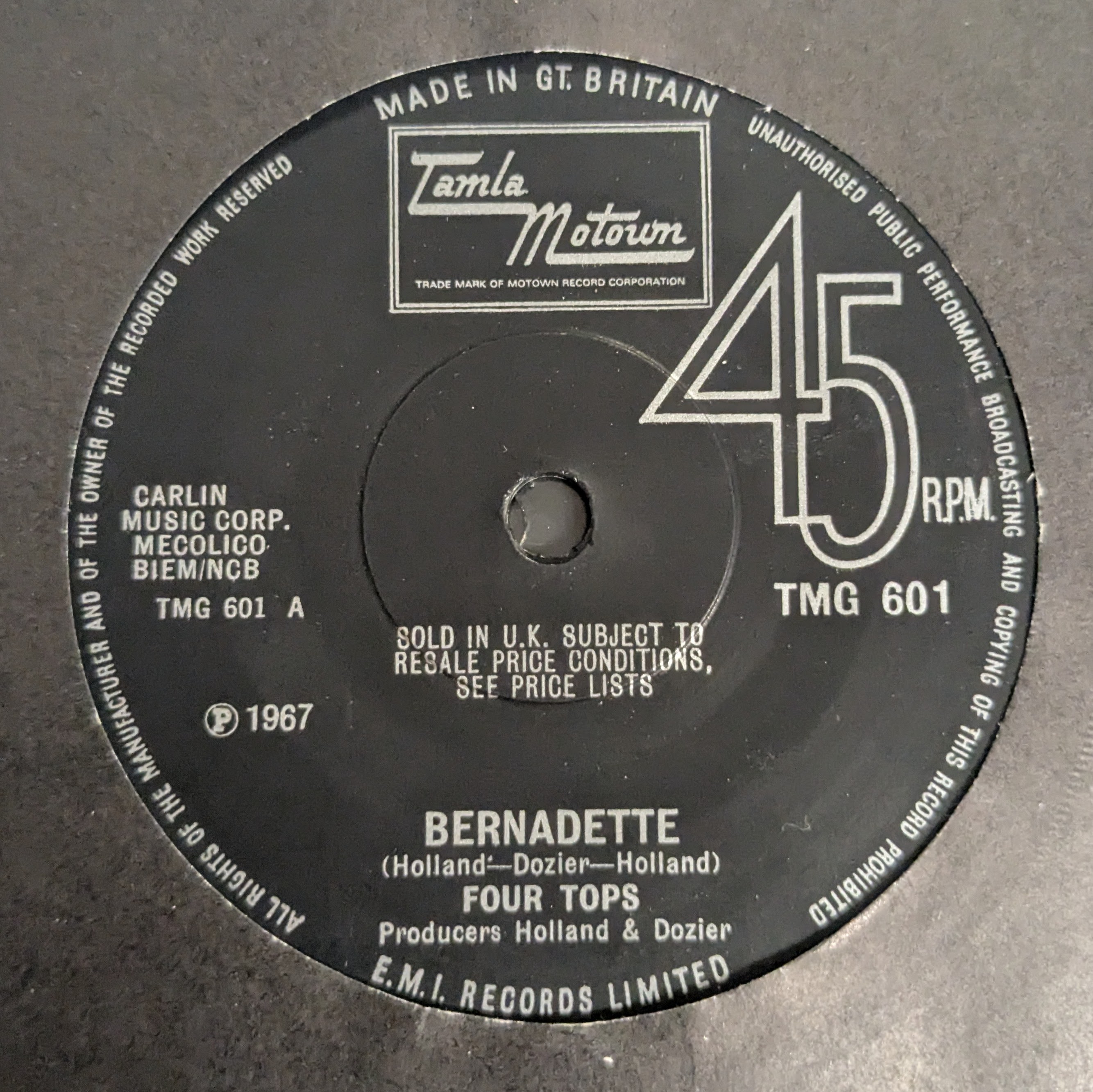 Bernadette / I Got A Feeling