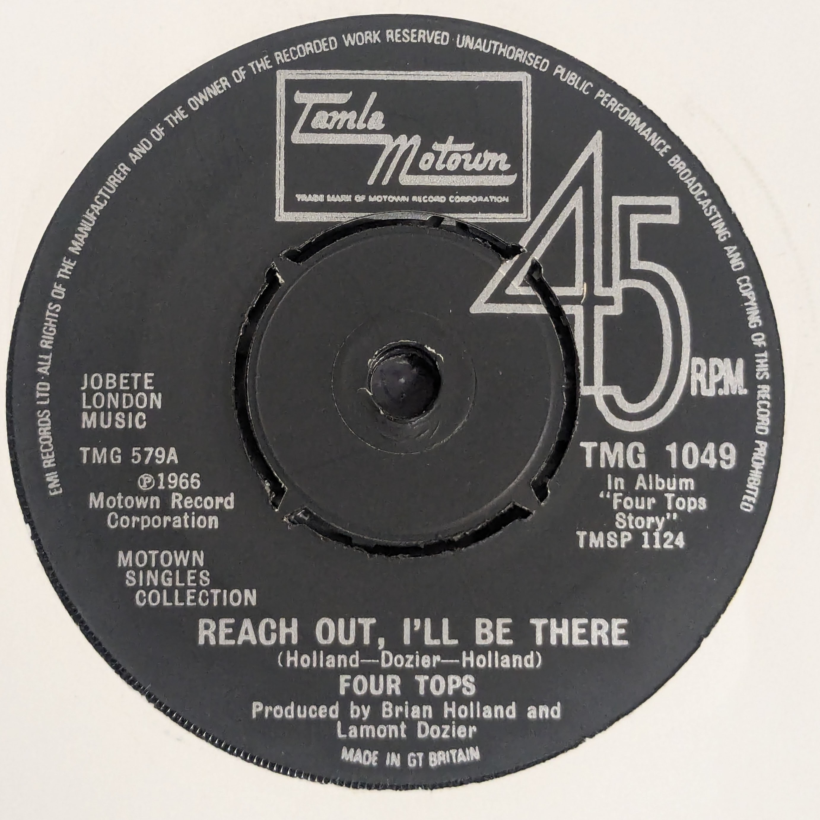 Reach Out Ill Be There / Standing In The Shadows Of Love