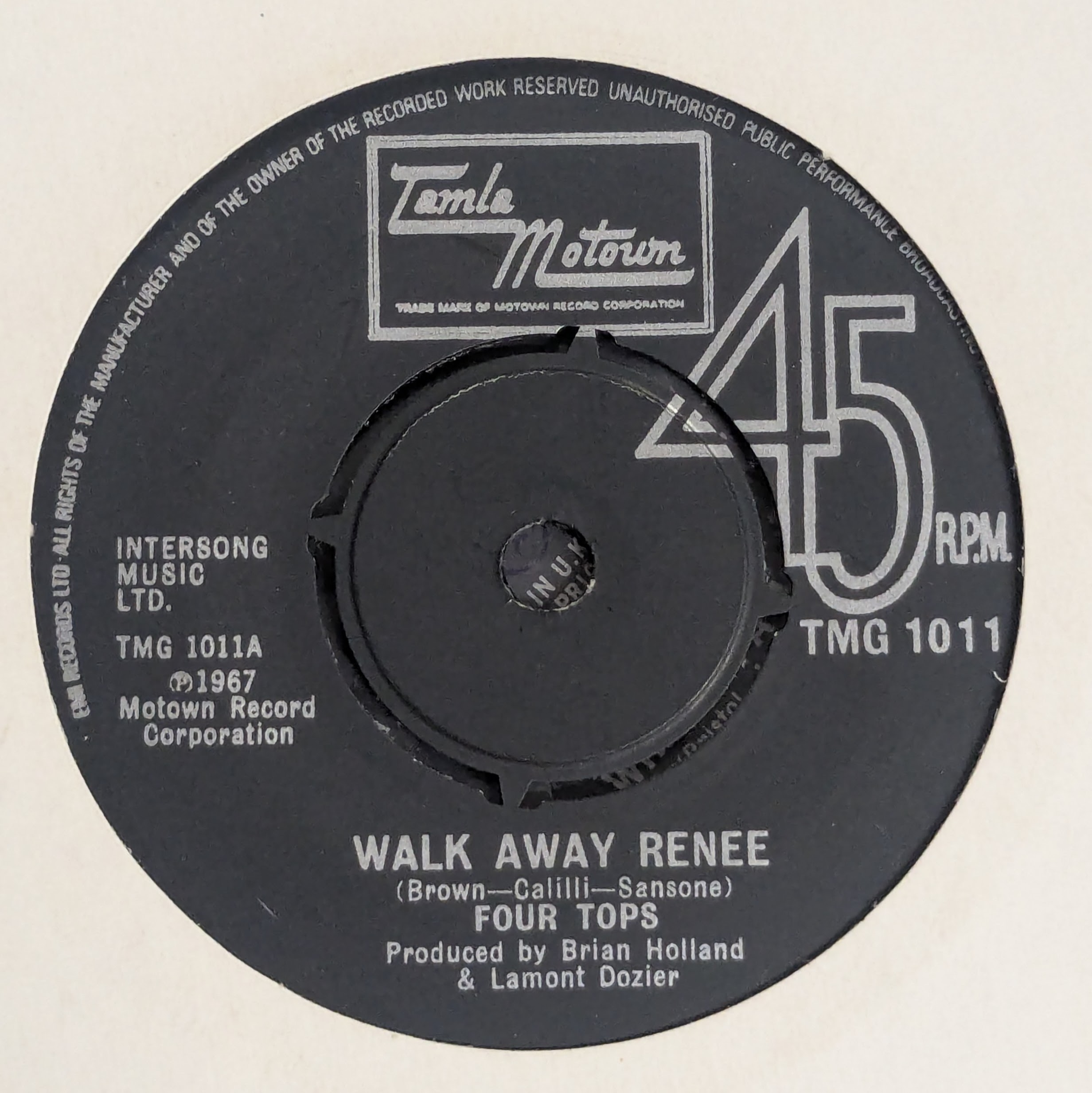 Walk Away Renee / You Keep Running Away