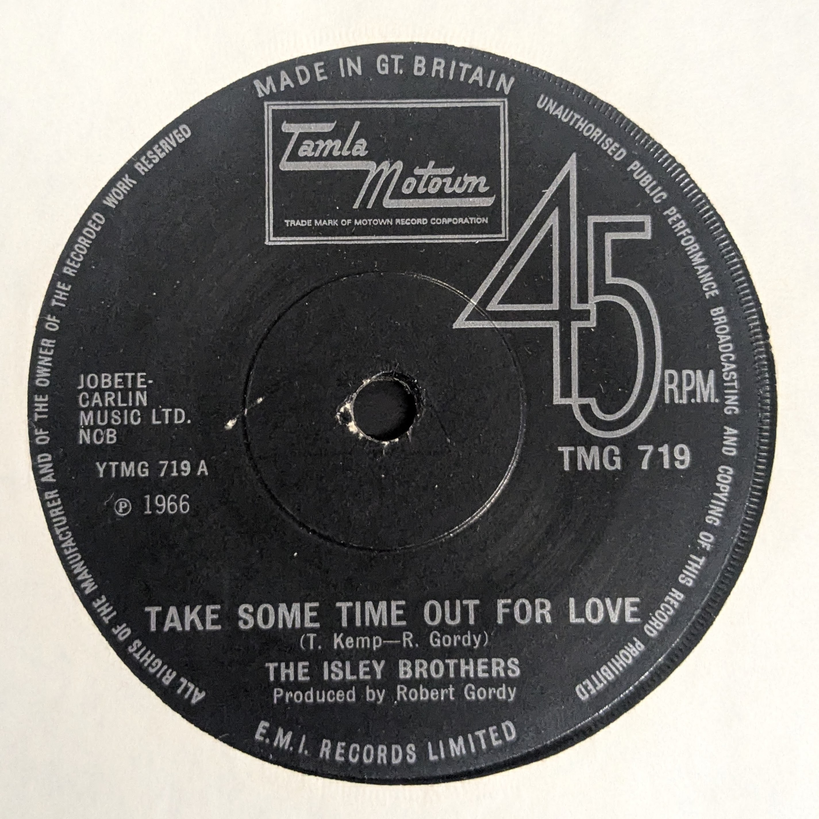 Take Some Time Out For Love / Who Could Ever Doubt My Love