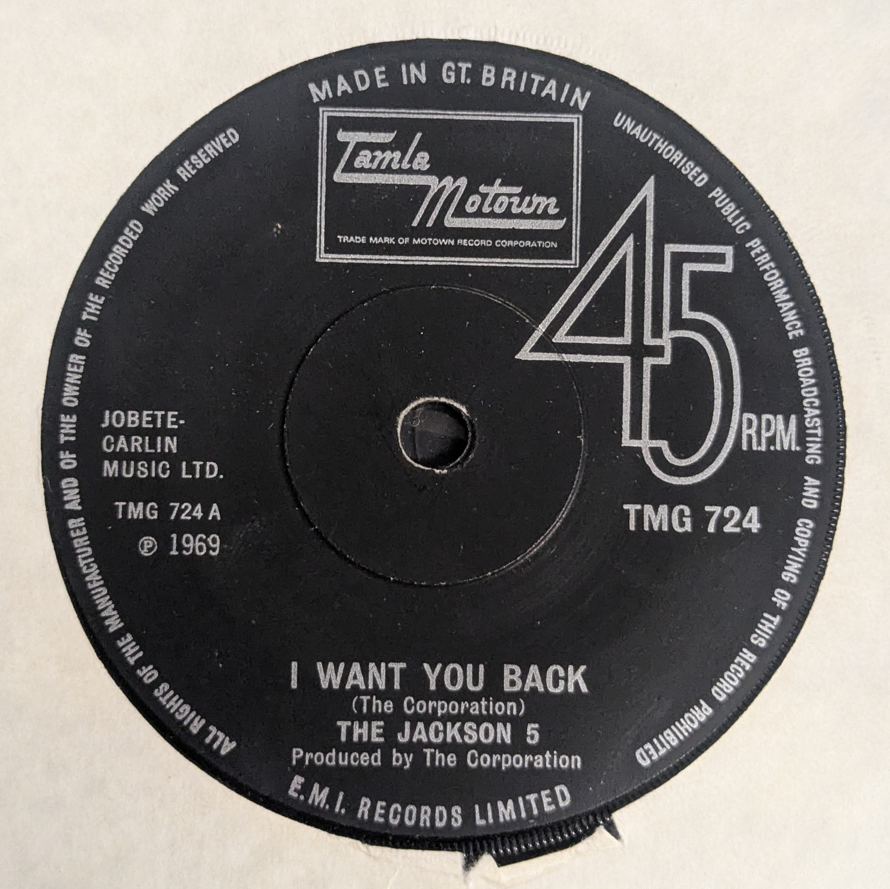 I Want You Back / Whos Lovin You