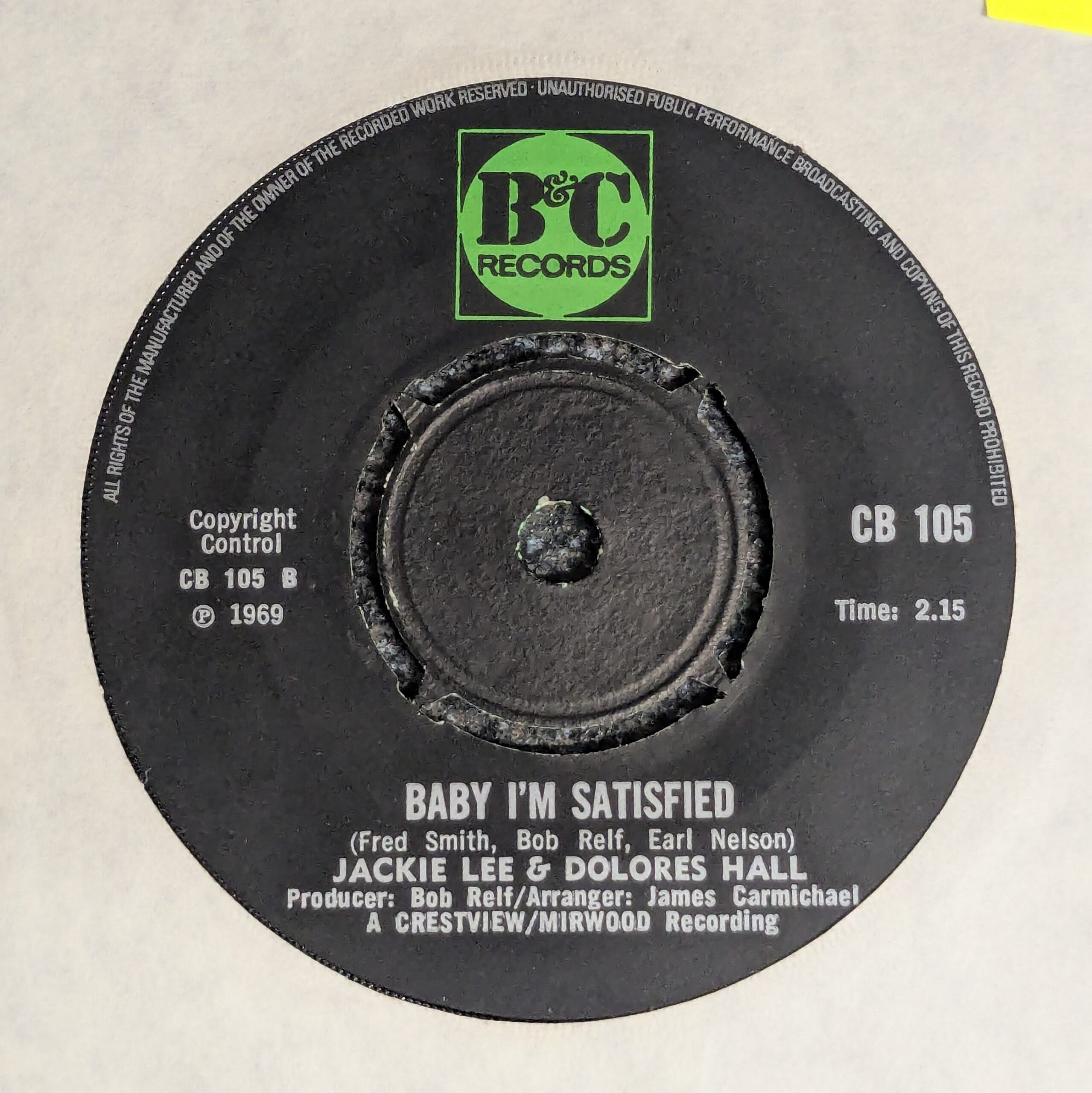 Baby Im Satisfied / Whether Its Right Or Wrong