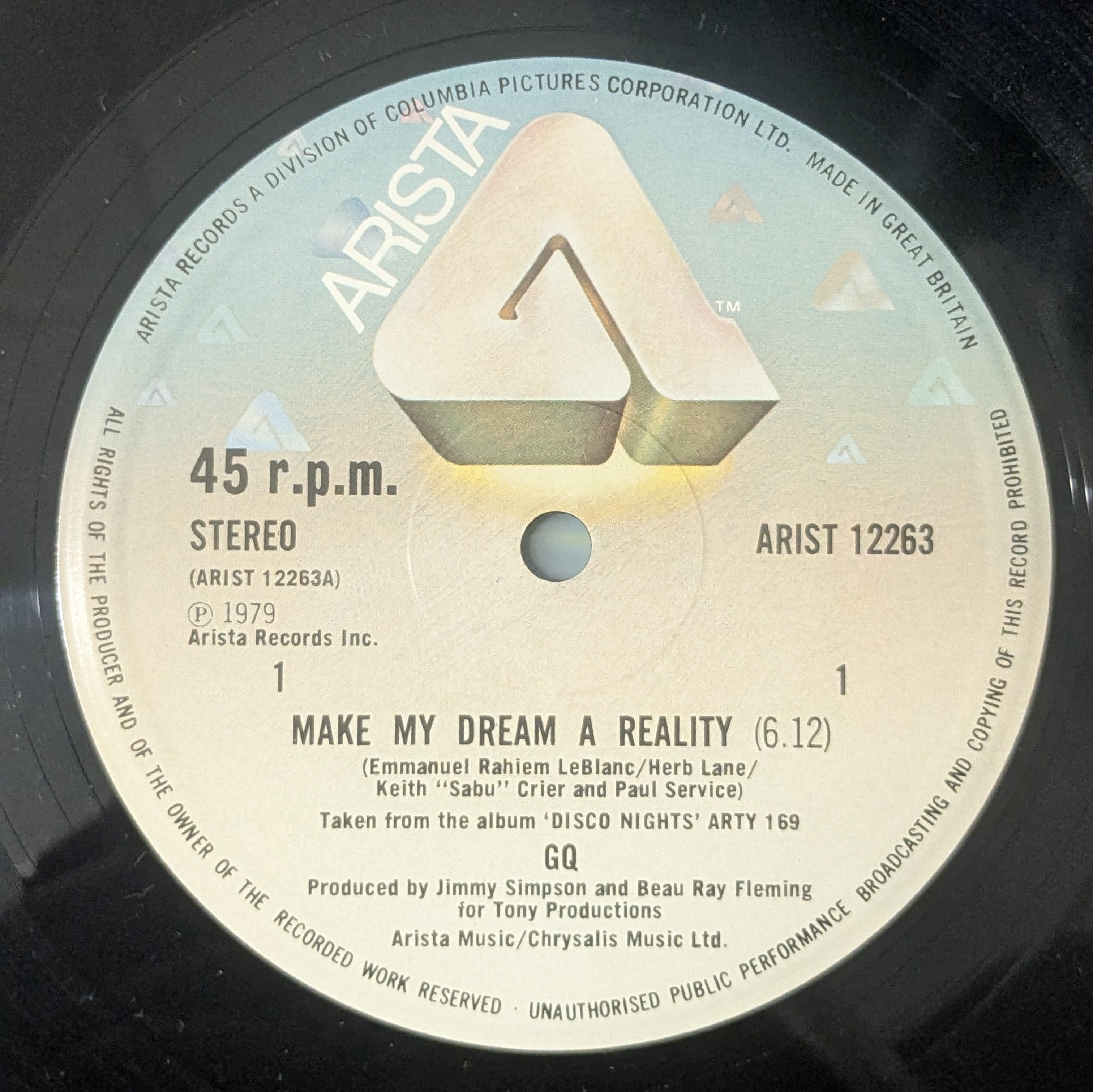 Make my dream a reality/This happy feeling