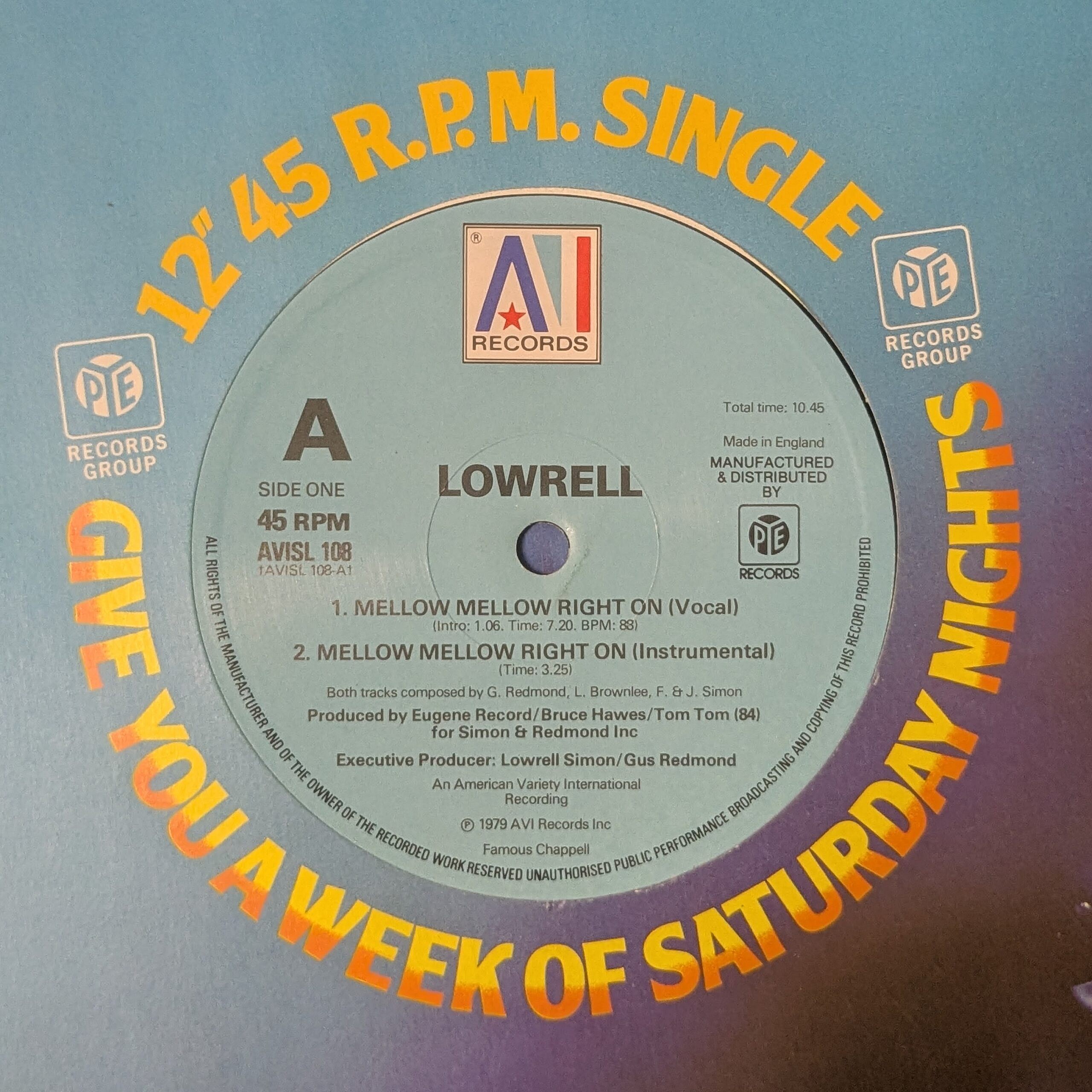 Mellow Mellow (right on) vocal & instrumental