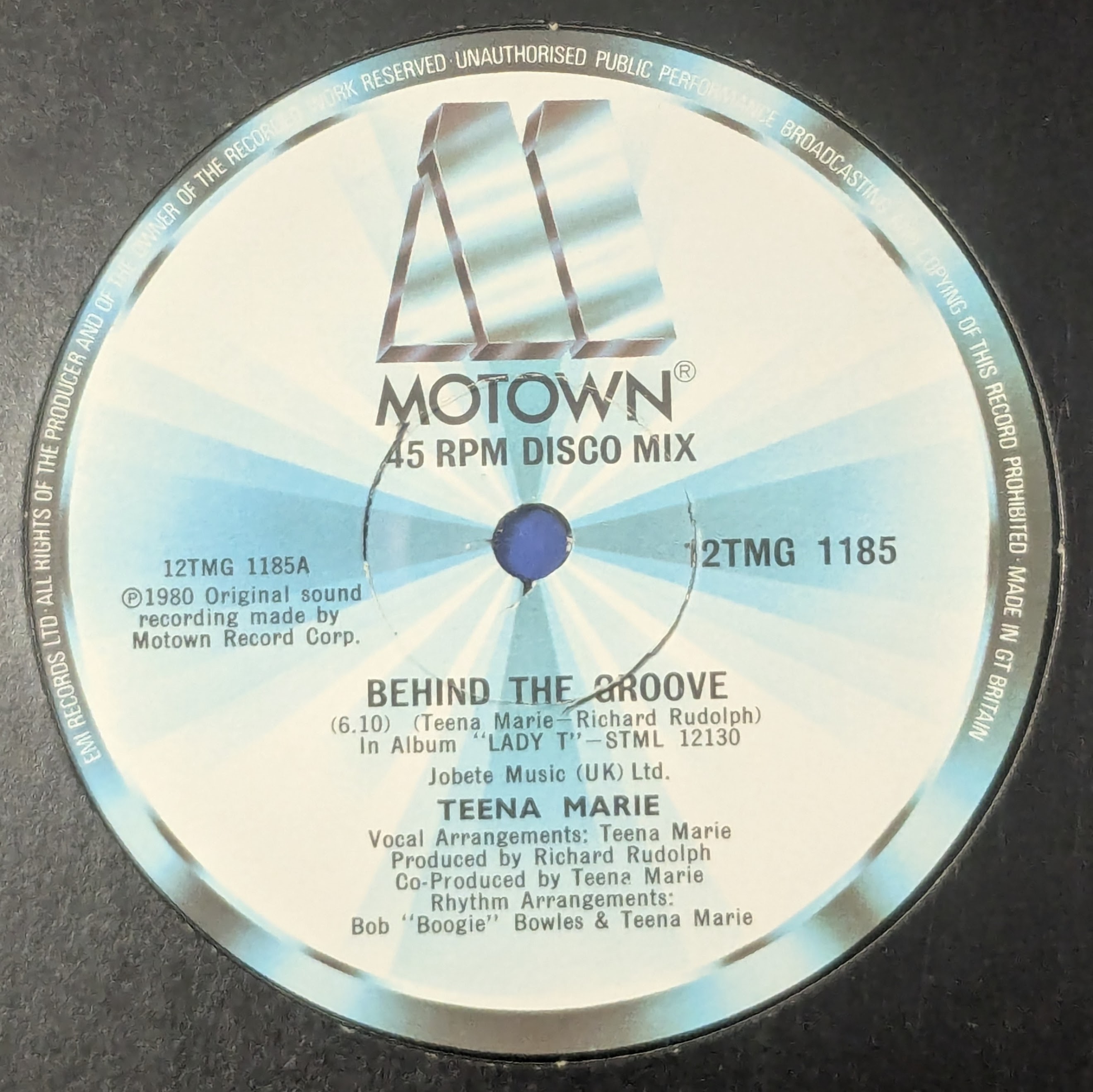 Behind the groove/Youre all the boogie I need