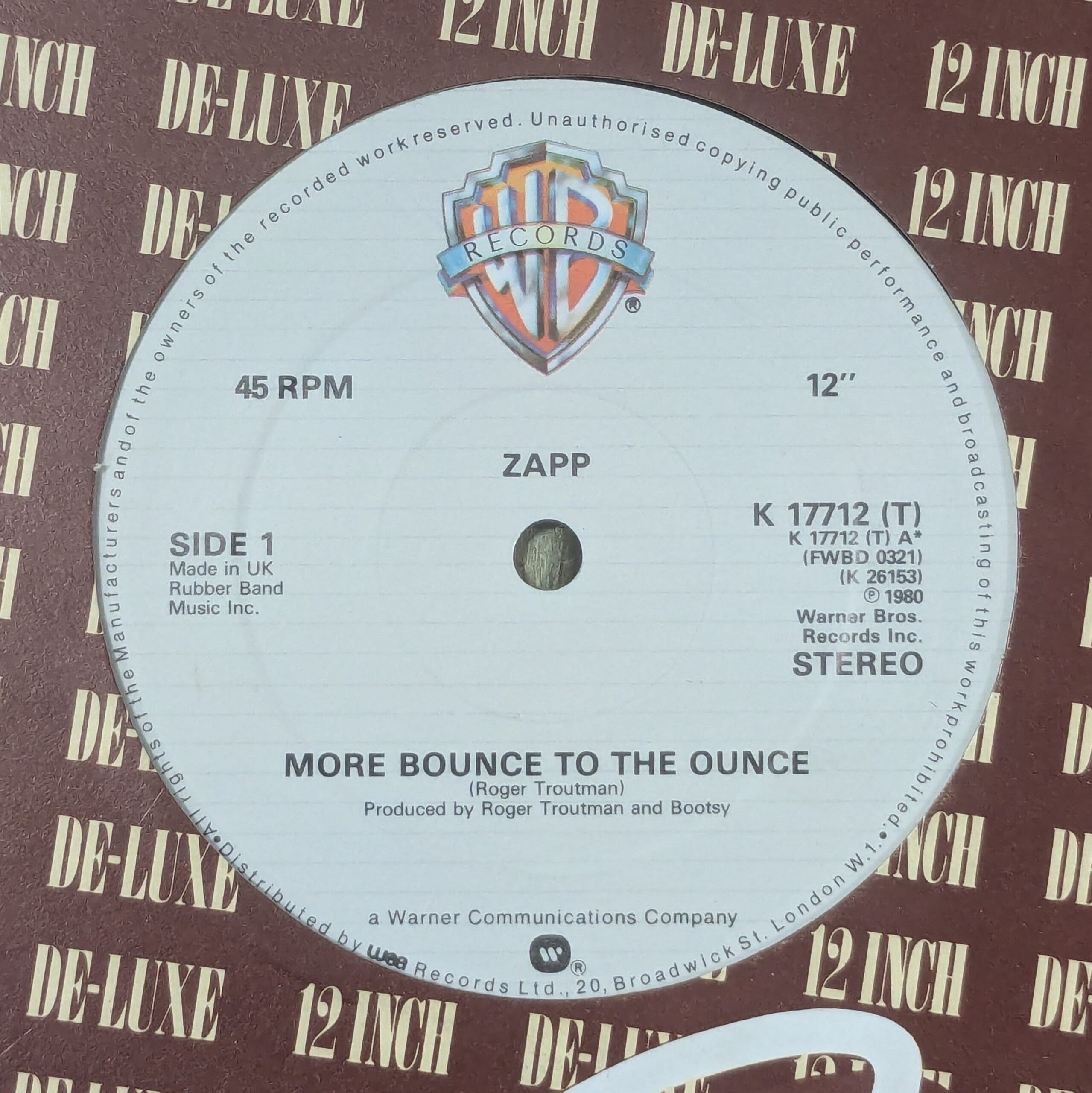 More bounce to the ounce/Brand new player