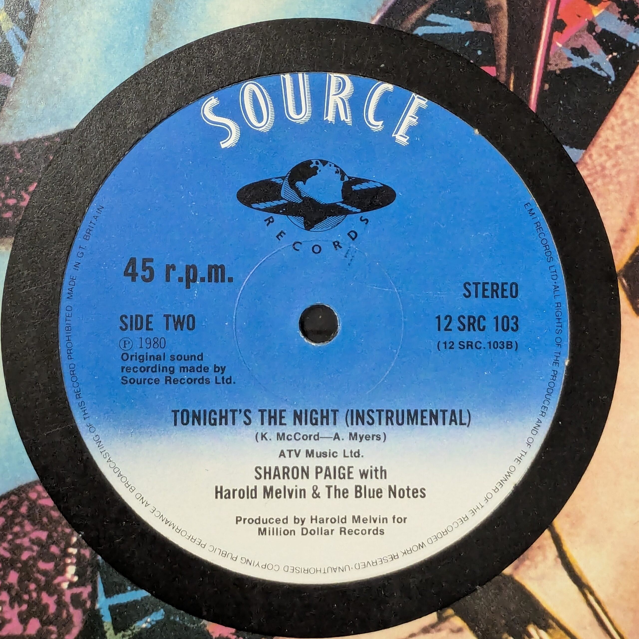 Tonights the night/Tonights the night - instumental