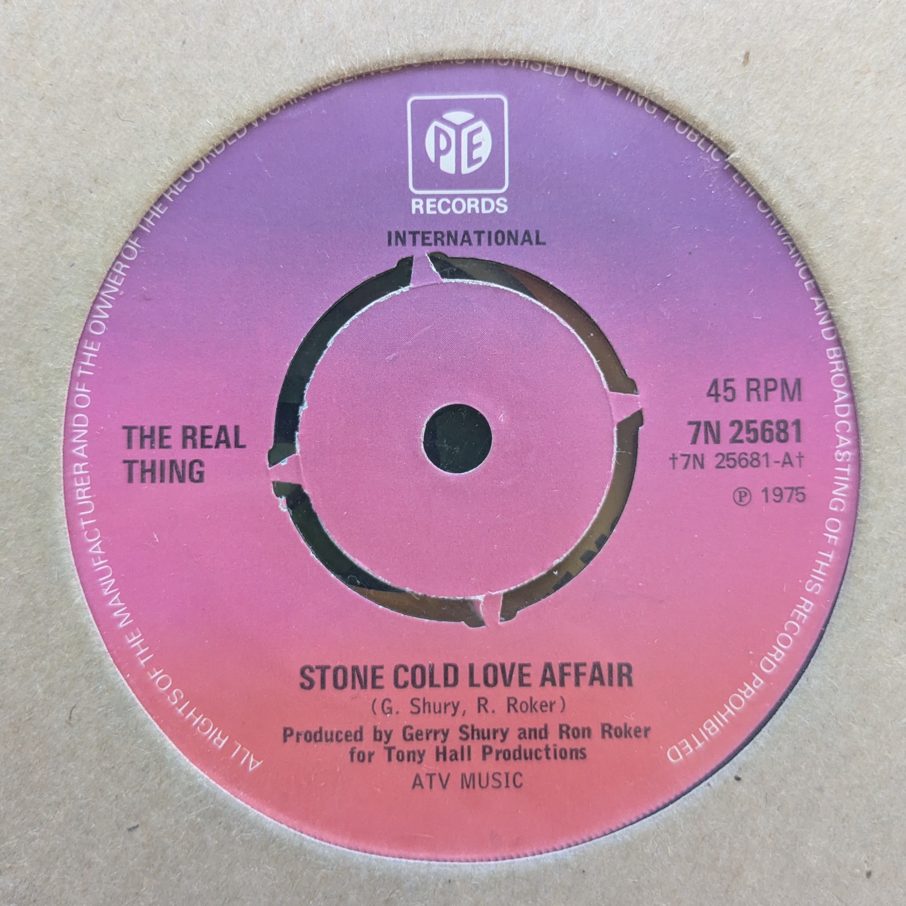 Stone Cold Love Affair / A Love Thats Real