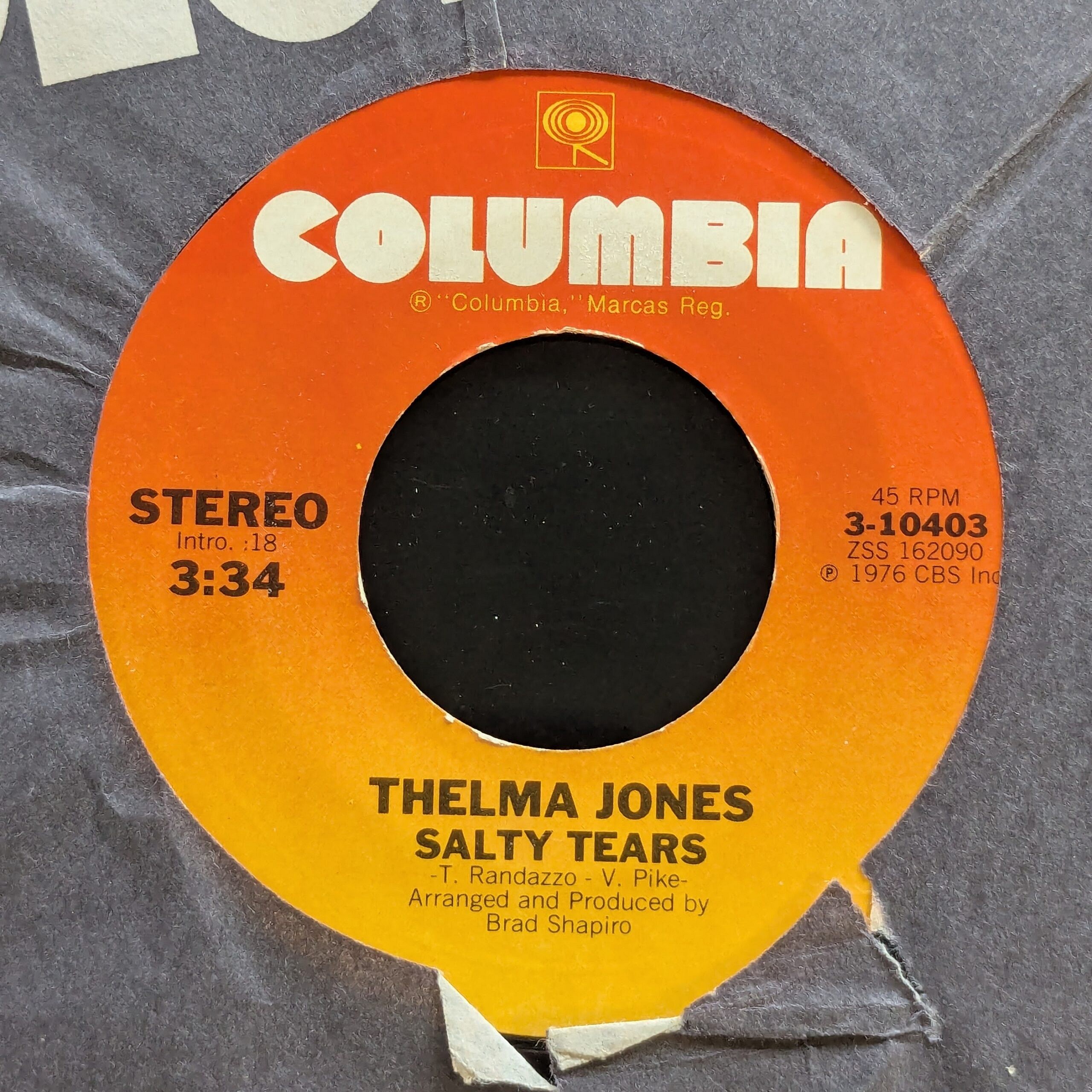 Salty Tears / Youre The Song (That I Cant Stop Singing)