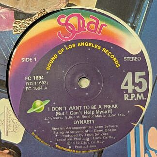 I don't want to be a freak/Your piece of the rock