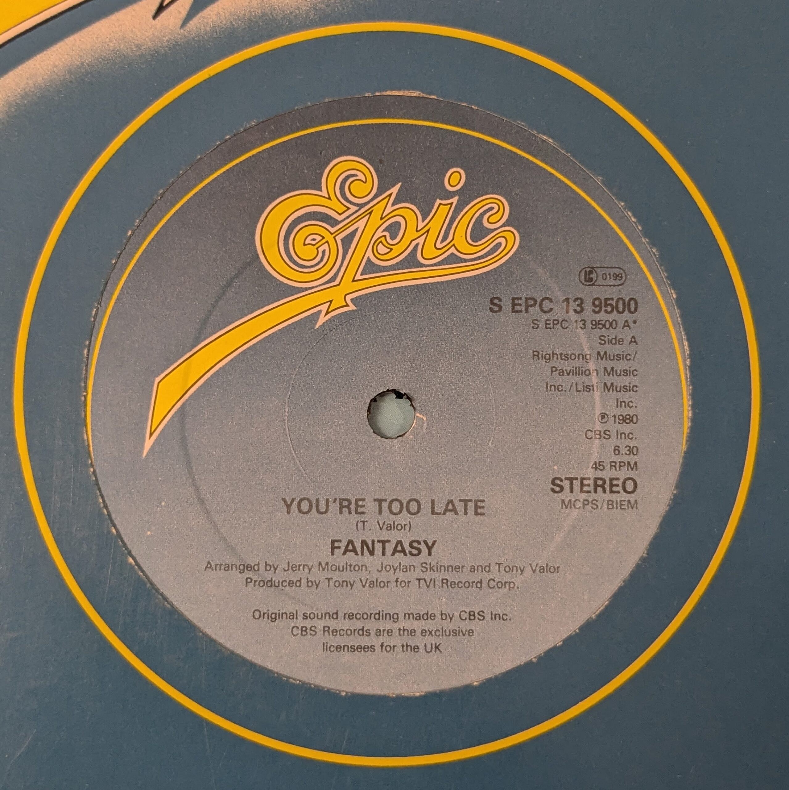 Youre Too Late/Youre Too Late (Inst)