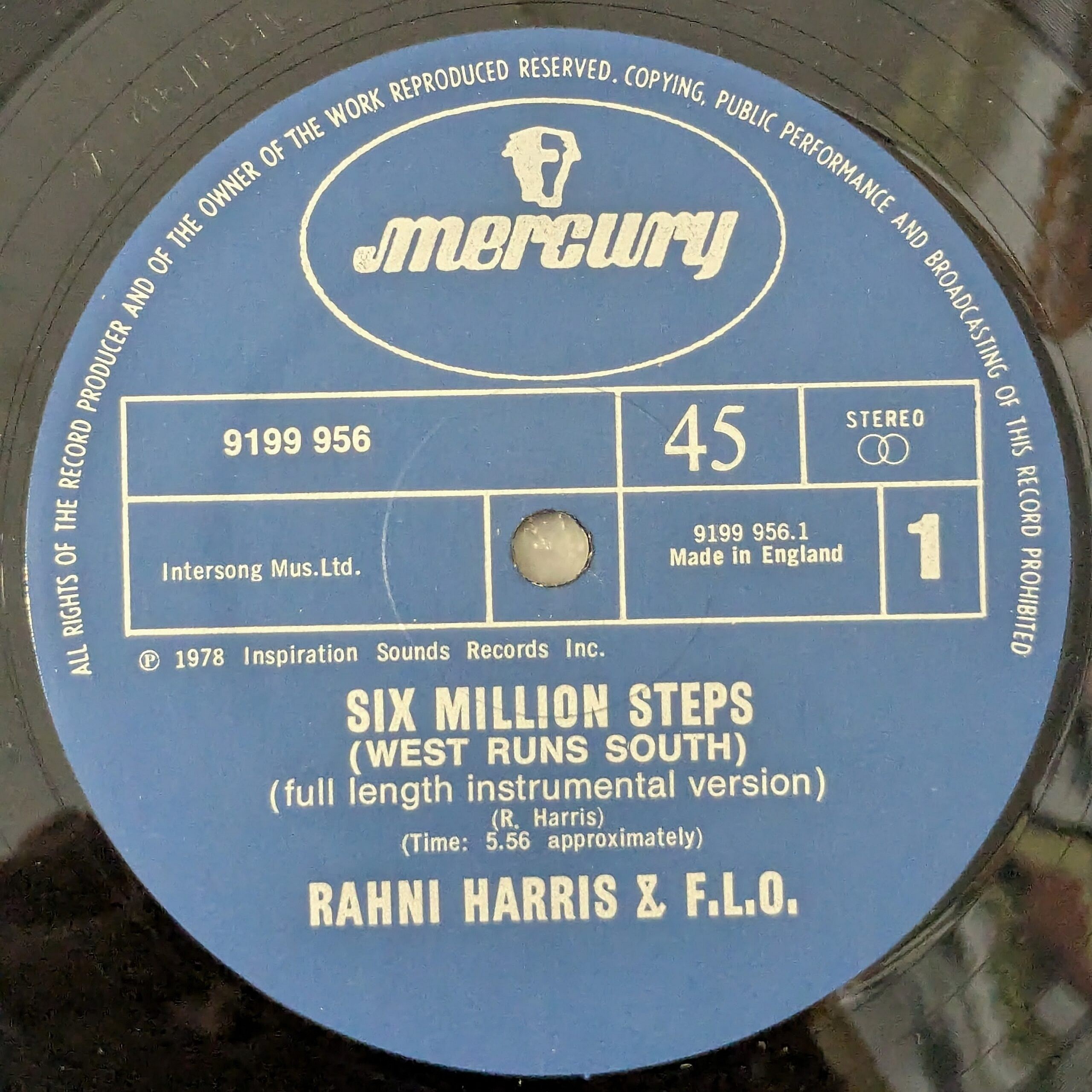 Six million steps - instrumental/Six million steps - vocal