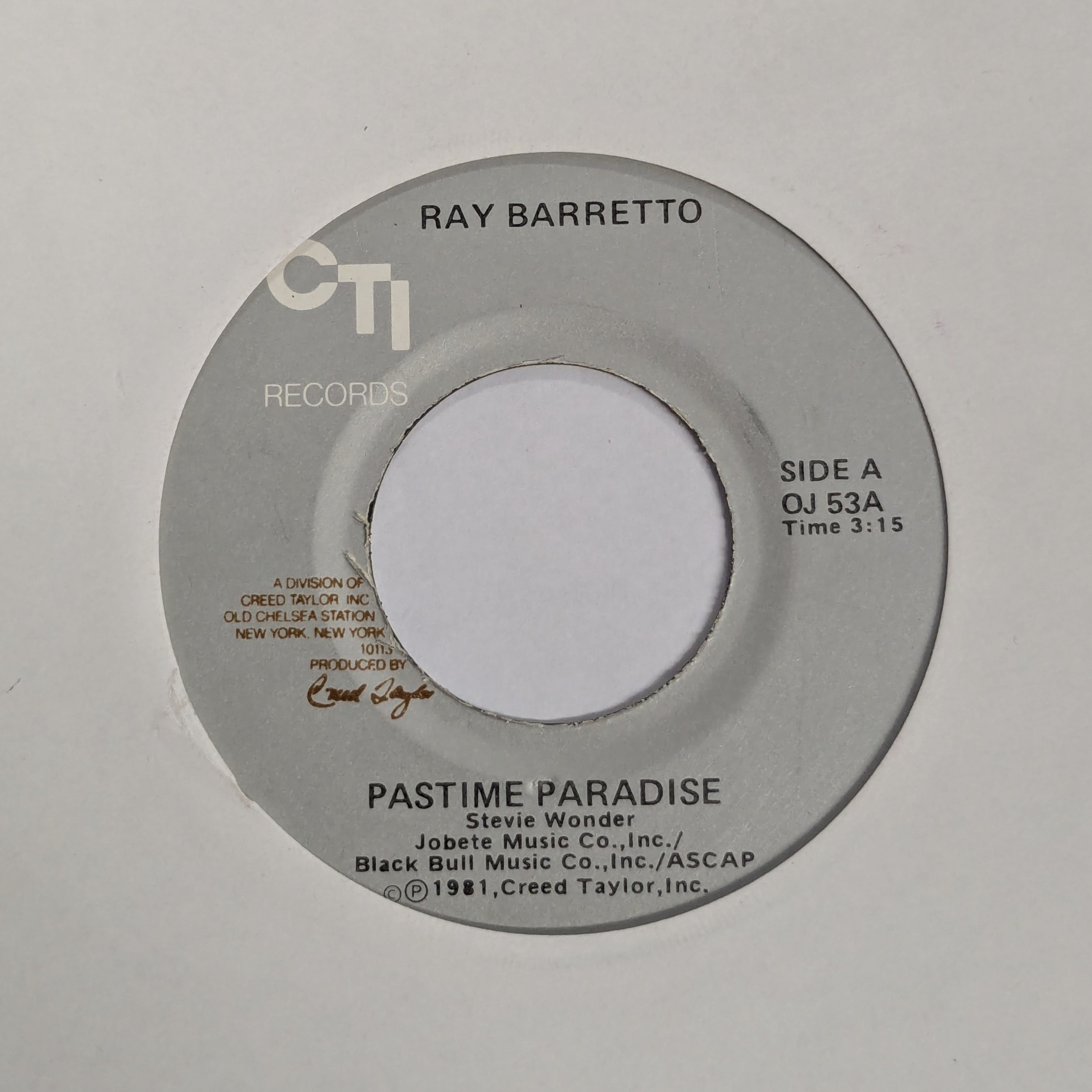 Pastime Paradise / La Cuna