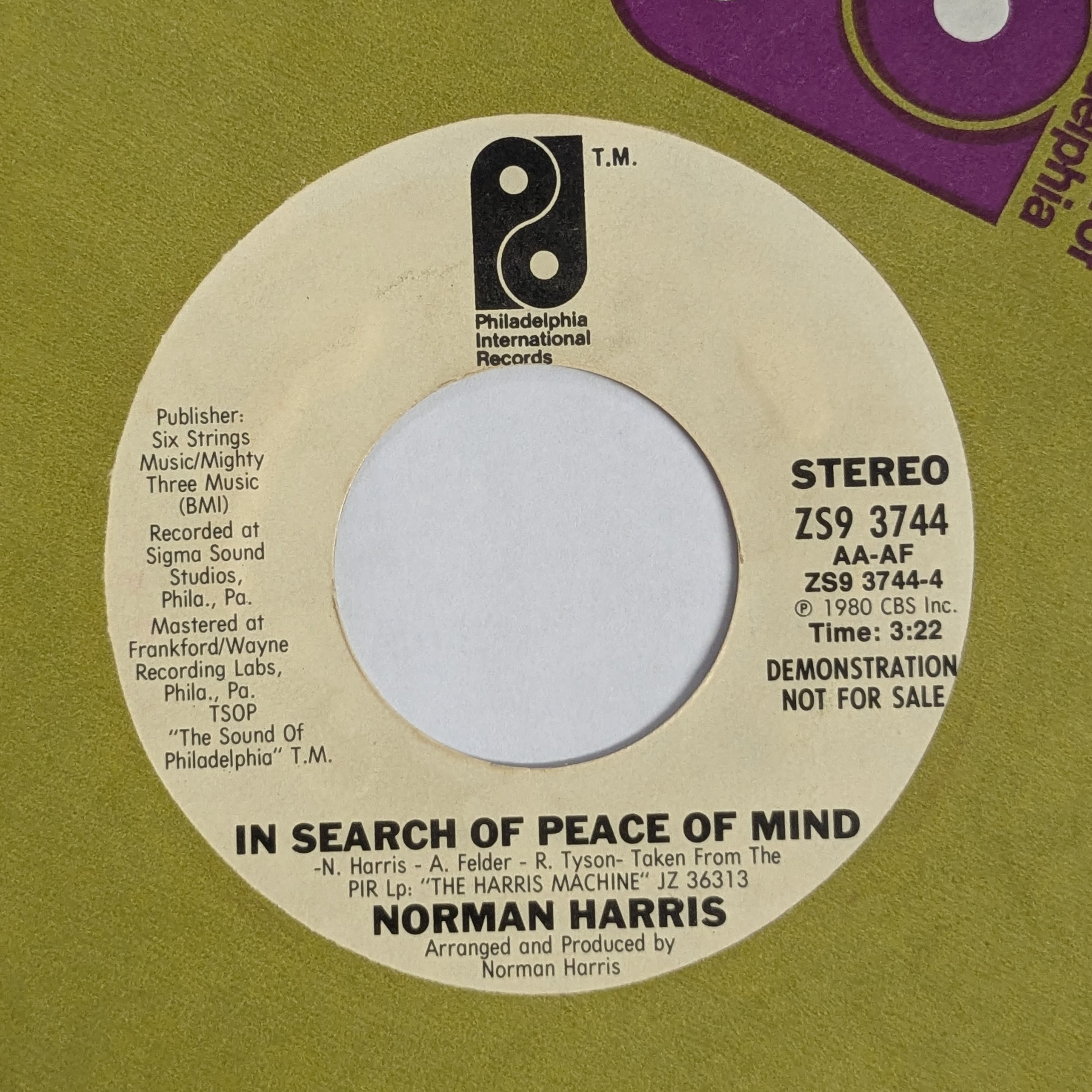 In Search Of Peace Of Mind / Dodge City Hit City
