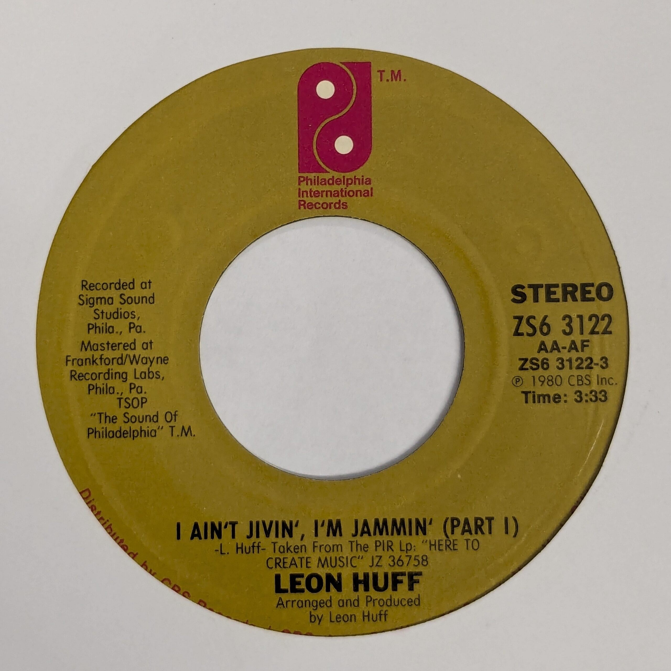 I Aint Jivin Im Jammin (Part One/Two)