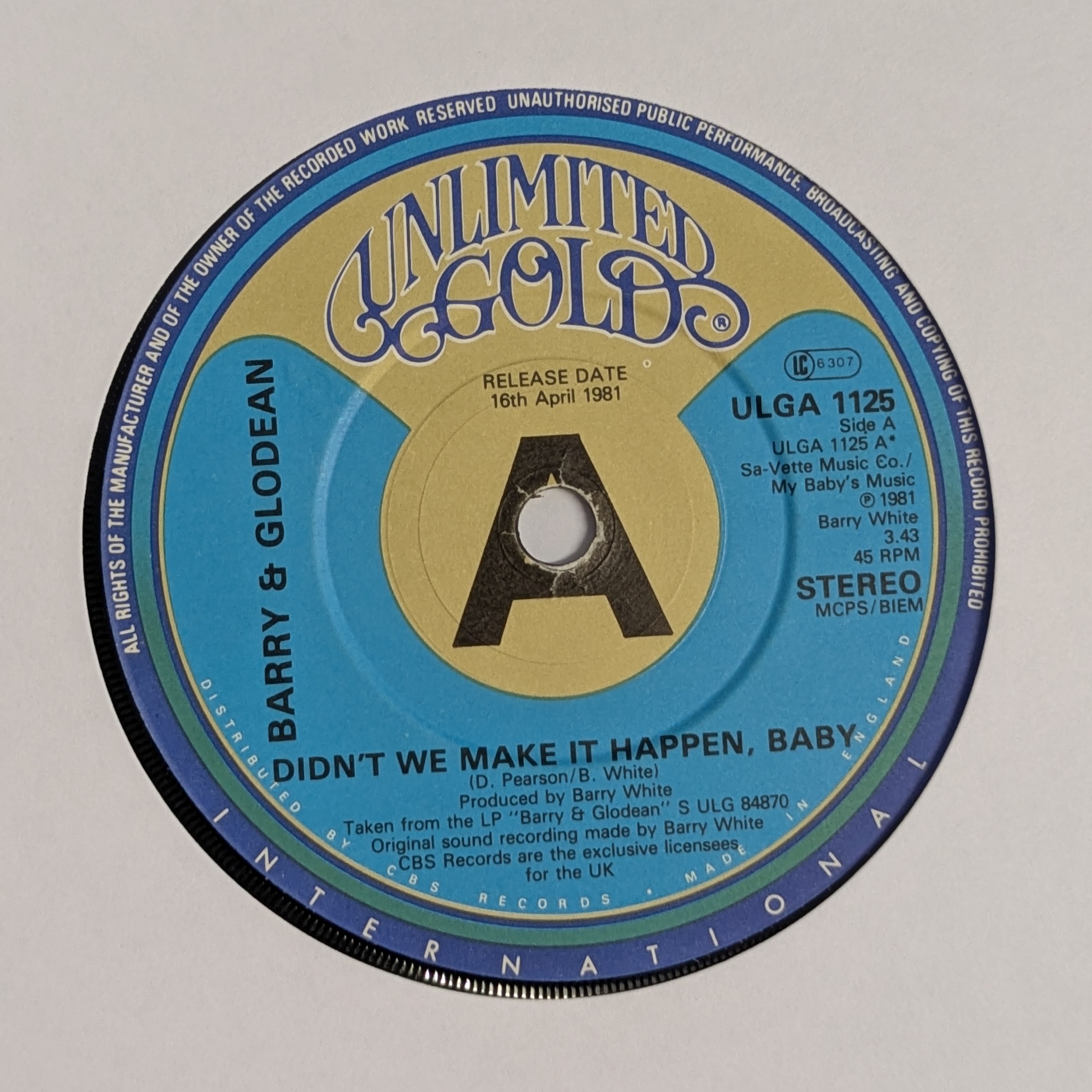 Didnt We Make It Happen Baby/Our Theme