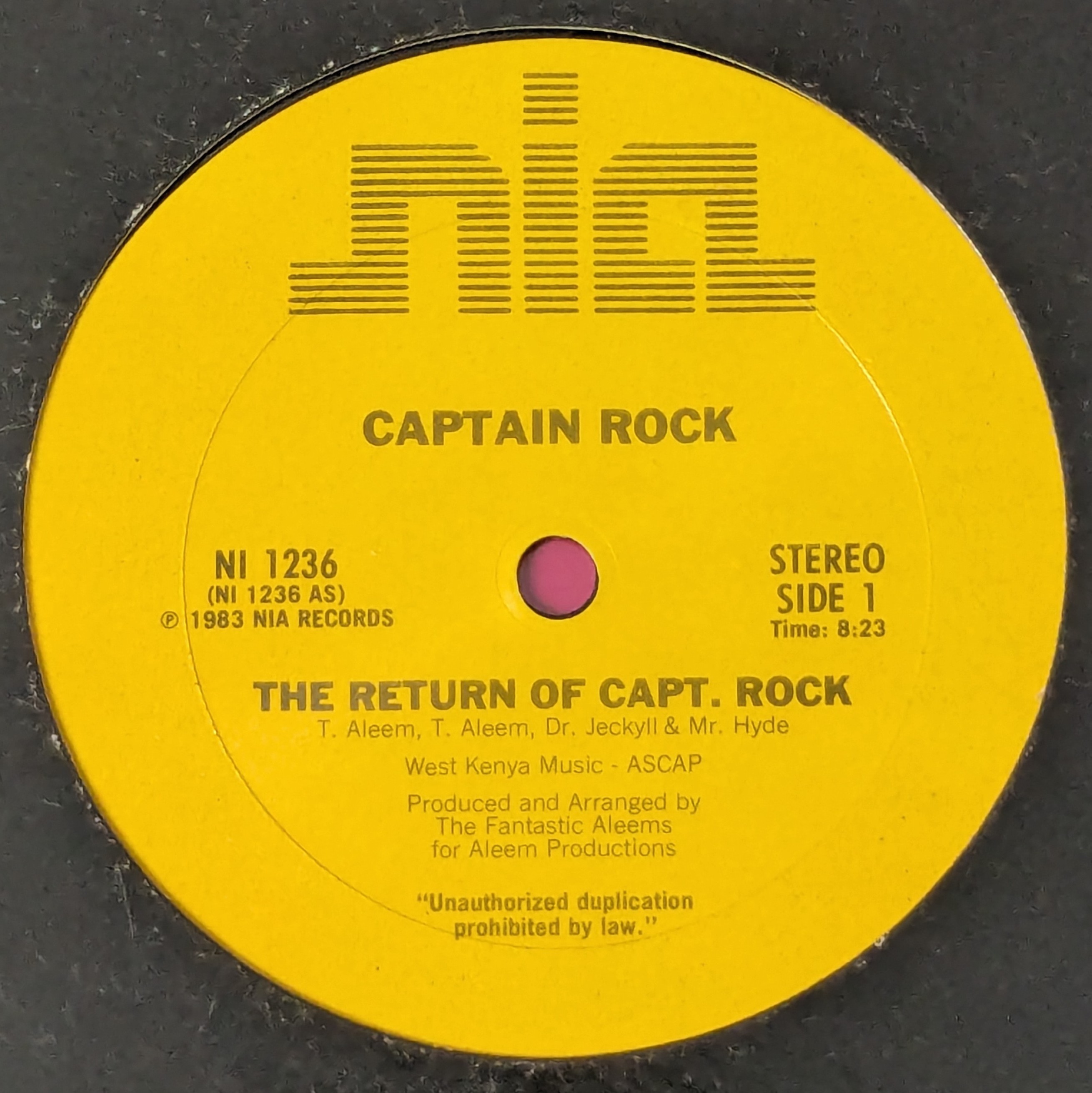 The Return Of Capt Rock (Vocal/Instrumental)