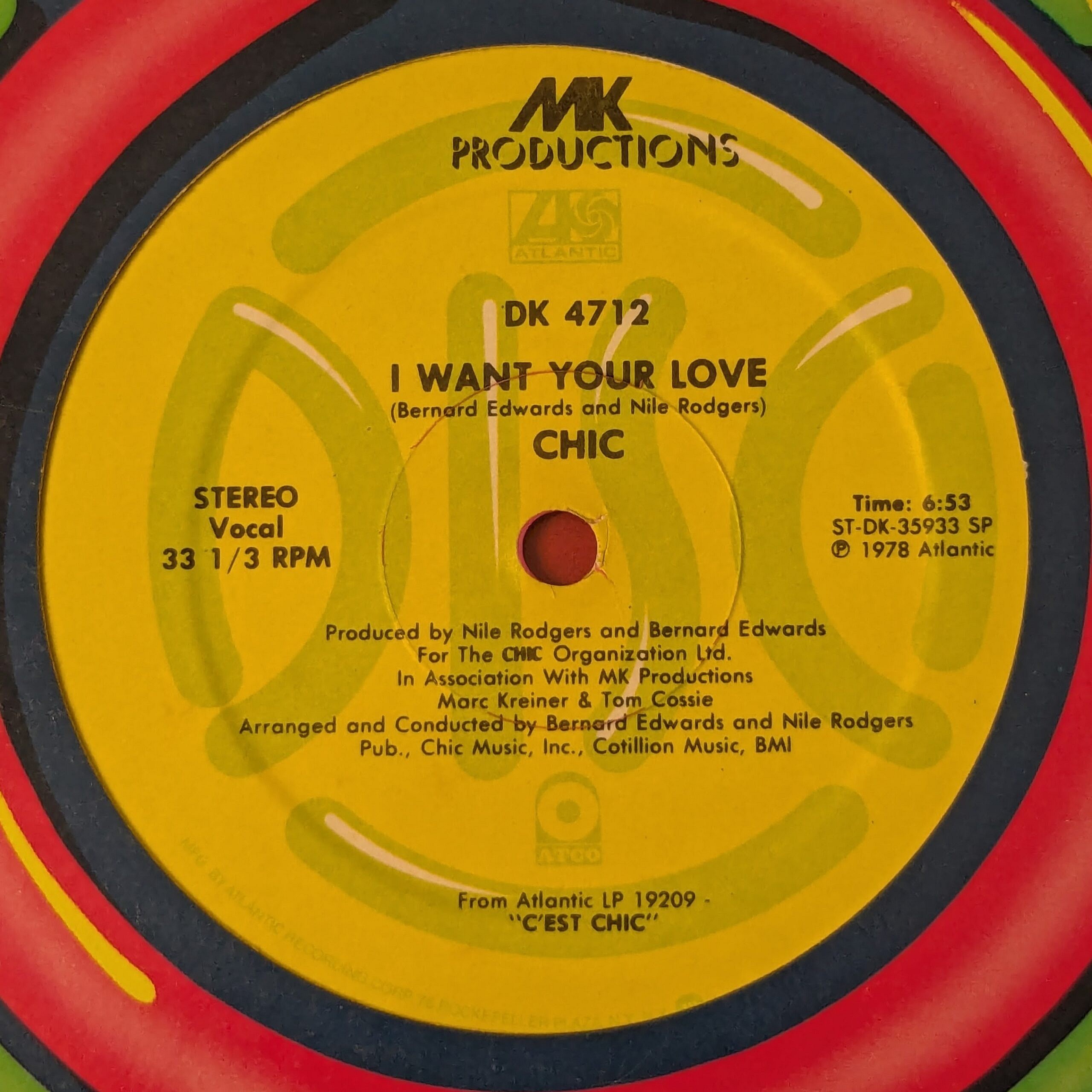 I Want Your Love / Funny Bone (pink vinyl)
